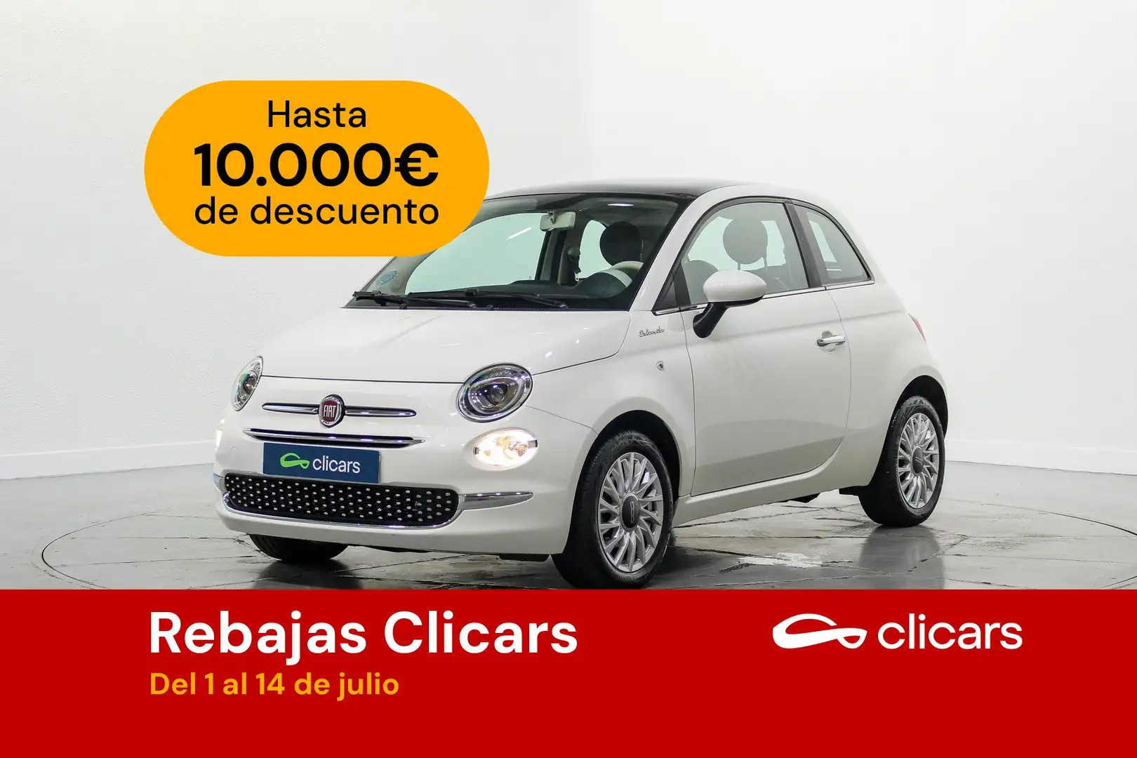 Fiat 500 1.0 Hybrid Dolcevita 52kW Blanco - 1