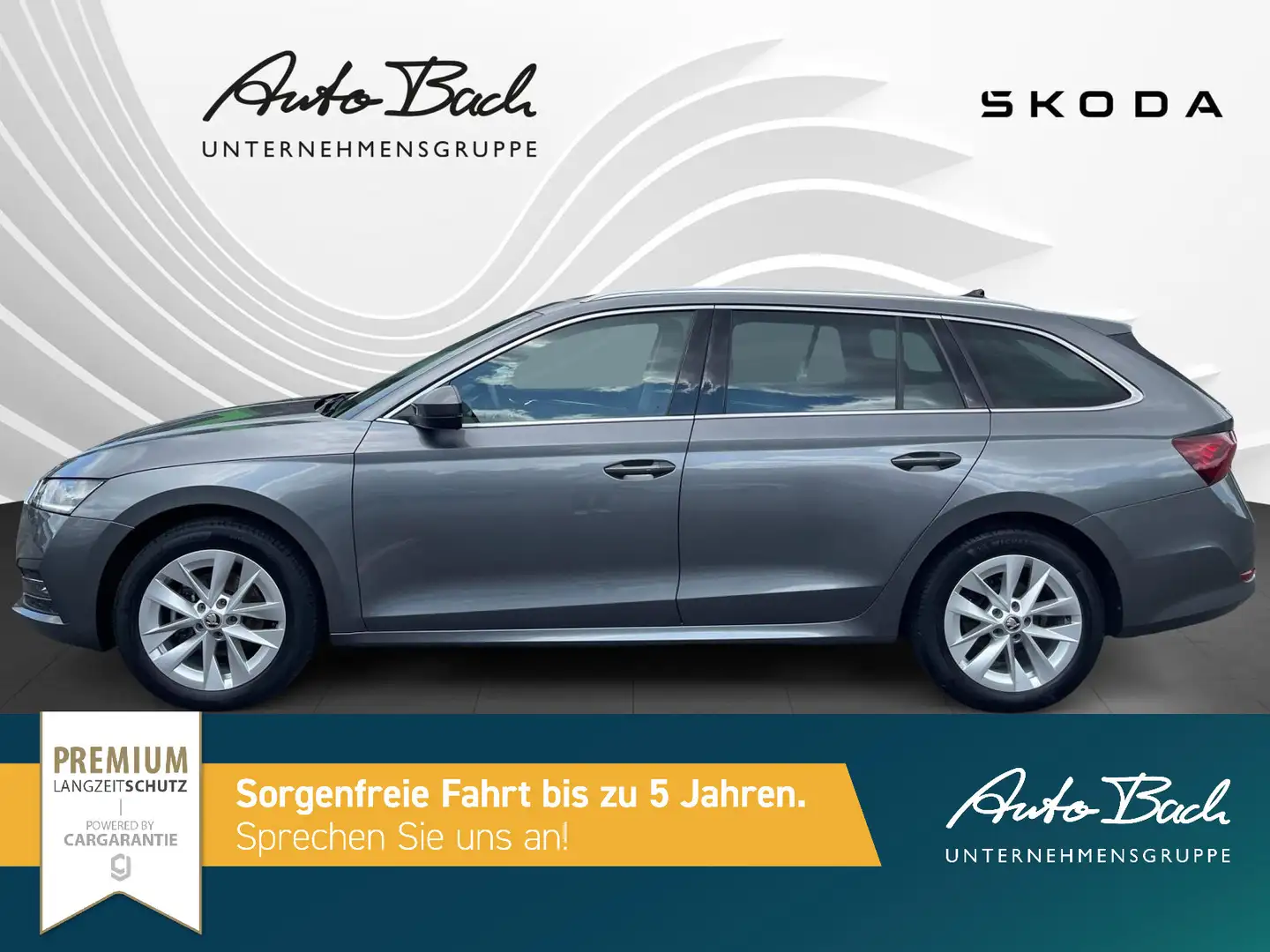Skoda Octavia Combi Style 2.0 TDI DSG Grau - 2