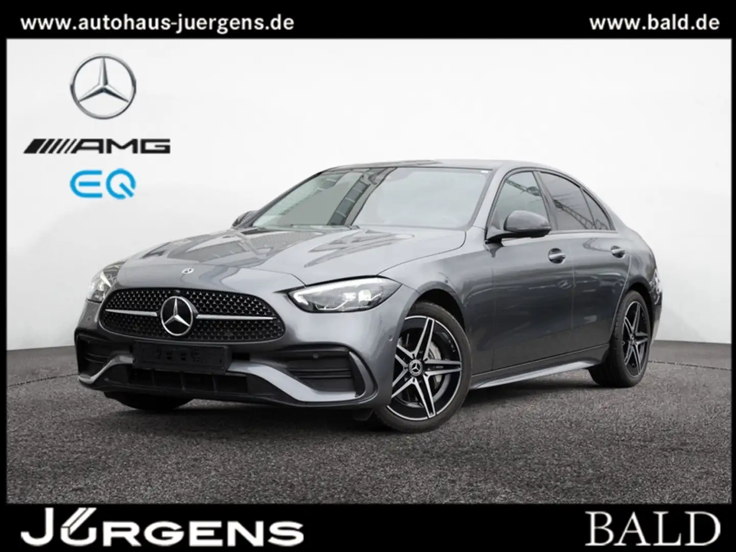 Mercedes-Benz C 180 AMG-Sport/LED/Cam/Pano/Night/Sound/Memo Grau - 1