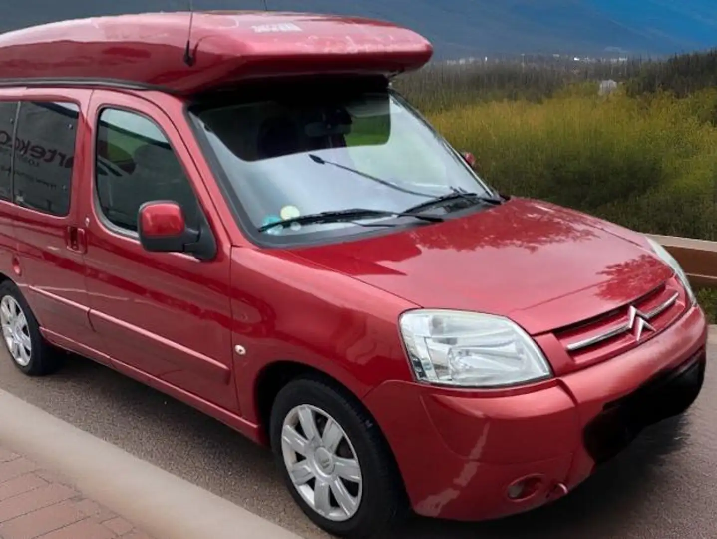 Citroen Berlingo 1.6 HDi 92 ZOOM CAMPER FULL AMÉNAGÉ Rouge - 1