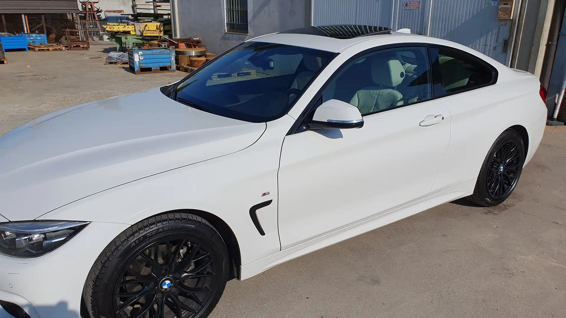 BMW 420 Serie 4 F32 2017 Coupe420d Coupe xdrive Msport Bianco - 1