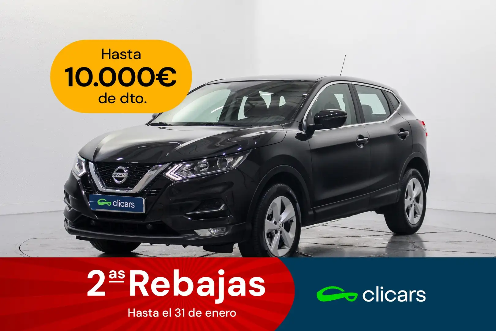 Nissan Qashqai 1.5dCi Acenta 4x2 85kW Noir - 1