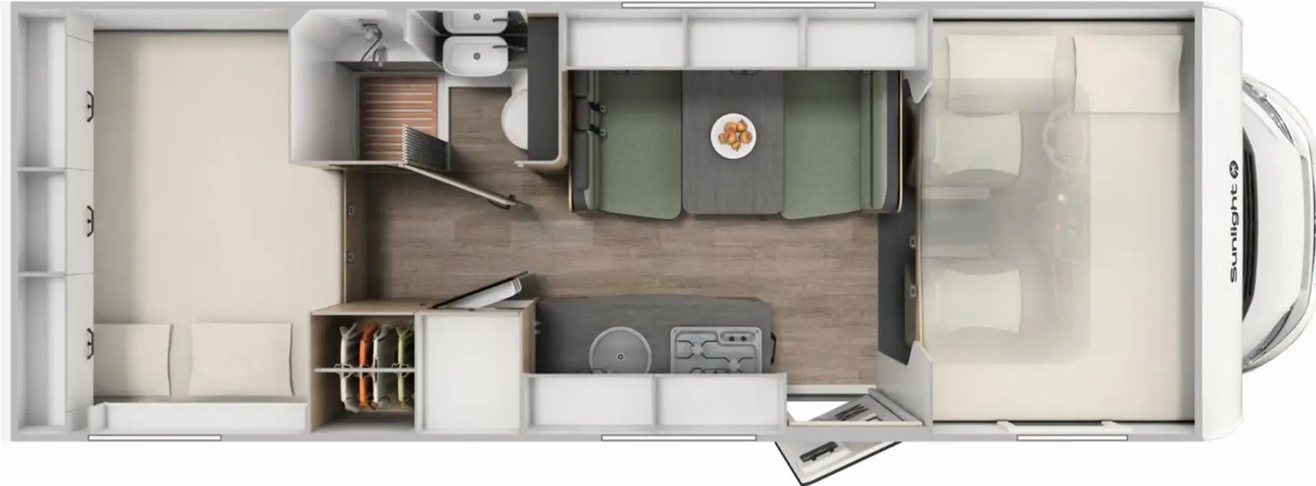 Sunlight A 70 * Summer-Deal * spare 6.363 Euro Weiß - 2