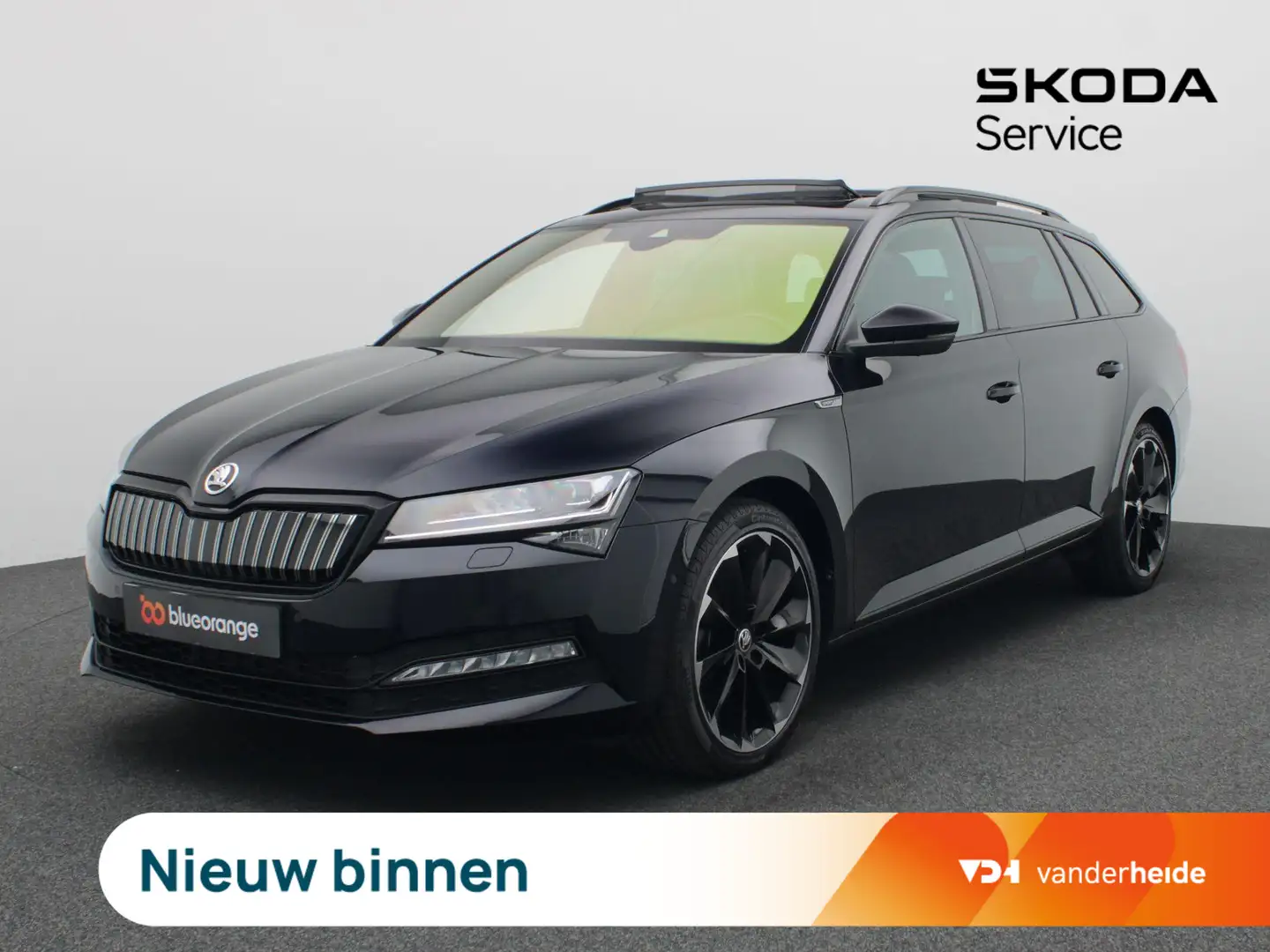 Skoda Superb Combi 1.4 TSI iV Sportline Business 218PK DSG Pano Zwart - 1