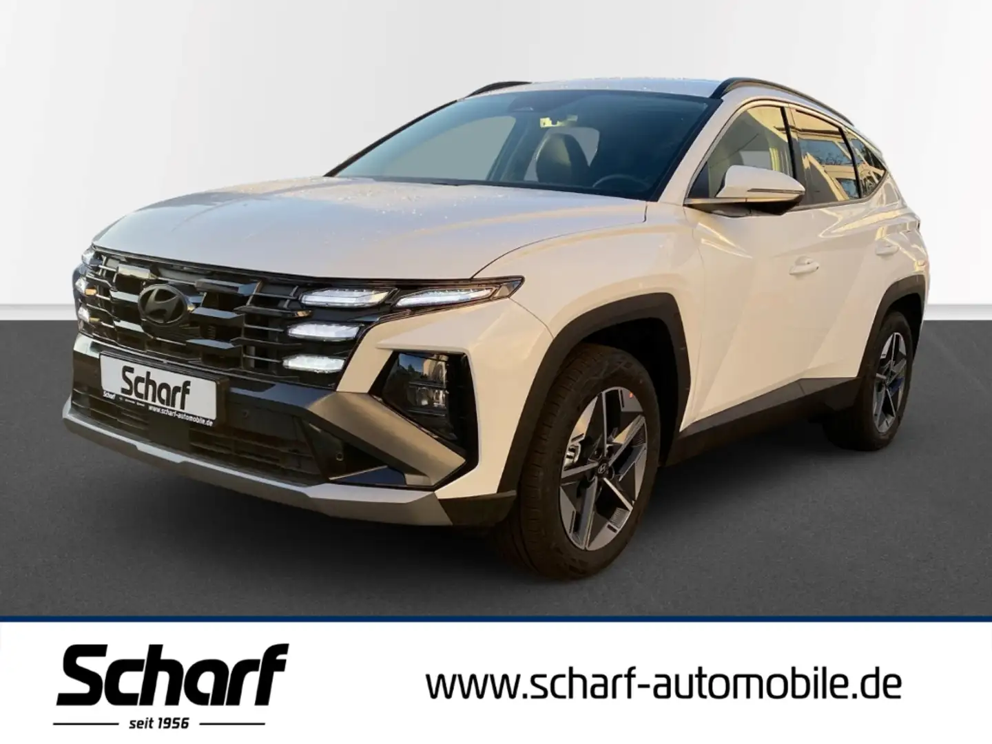 Hyundai TUCSON FL Trend 4WD Navi LED SHZ Rückfahrkam. PDC Weiß - 1