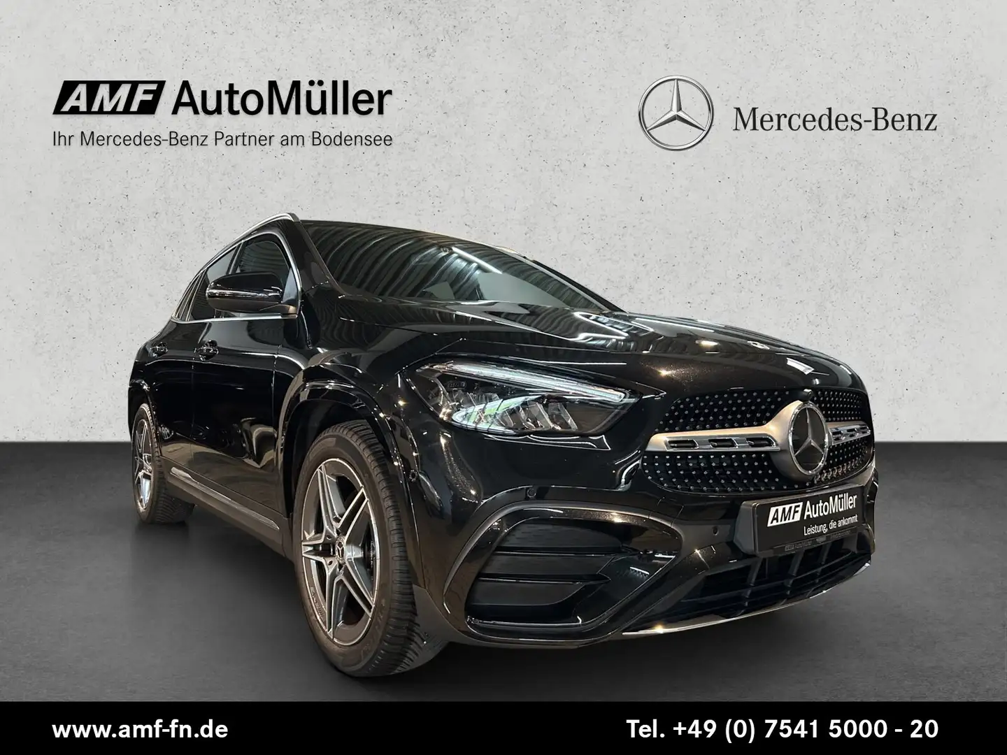 Mercedes-Benz GLA 200 GLA 200d 4M AMG-LINE AHK DISTRO RFK Schwarz - 2