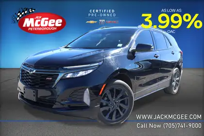 Black 2023 Chevrolet Equinox RS with 1RS AWD SUV / Crossover Four-Wheel Drive 6-Speed Automatic