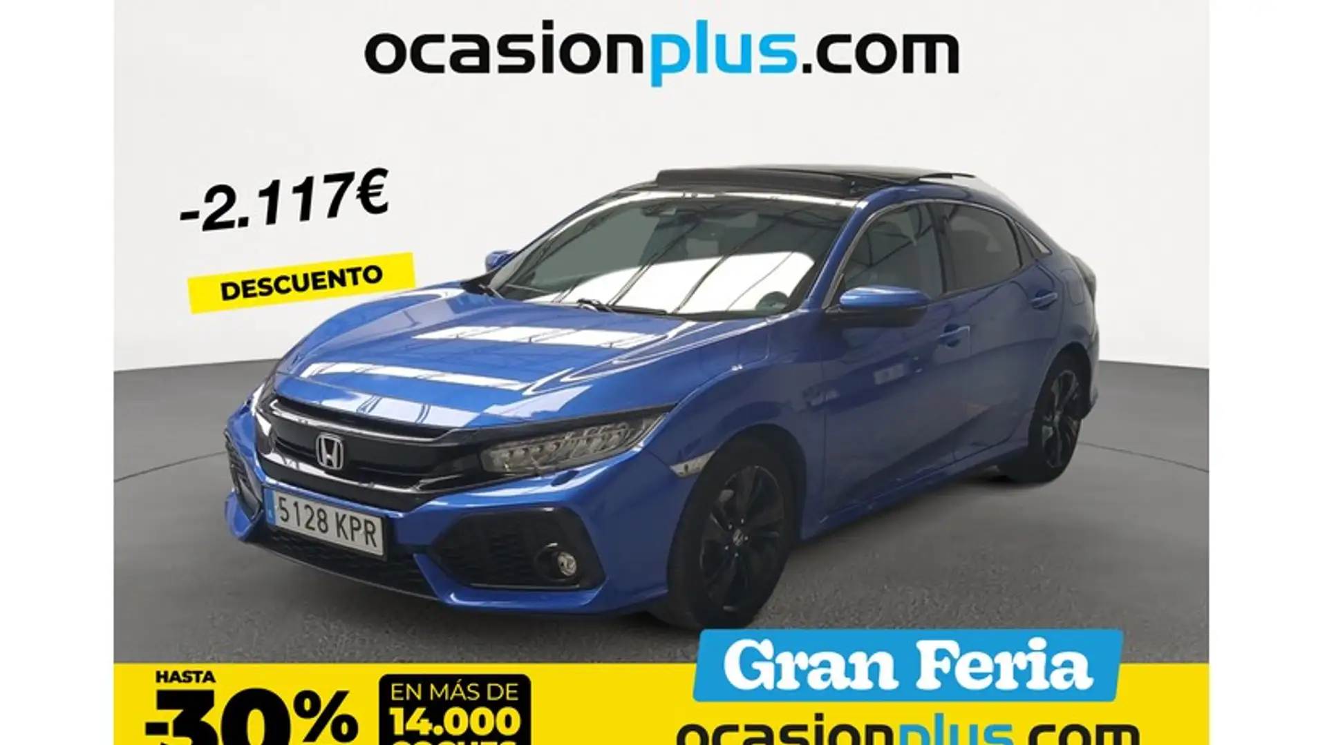 Honda Civic 1.6 i-DTEC Executive Premium Azul - 1