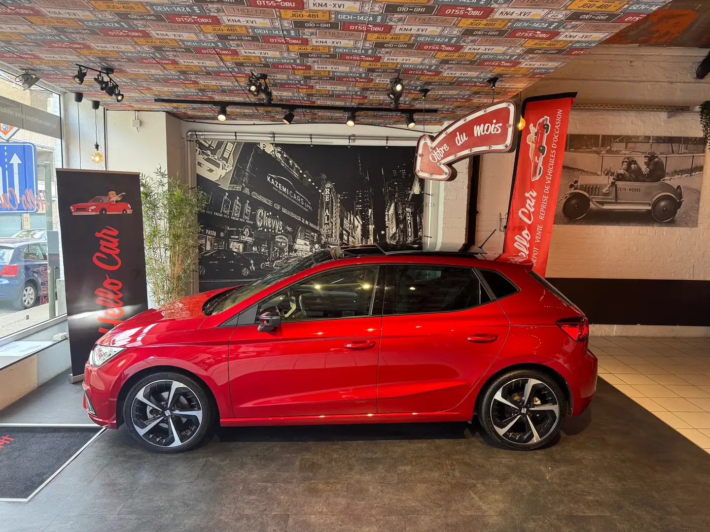 SEAT Ibiza Ibiza 1.0 TSI FR Edition DSG * PANO * CAM *CARPLAY Rouge - 2