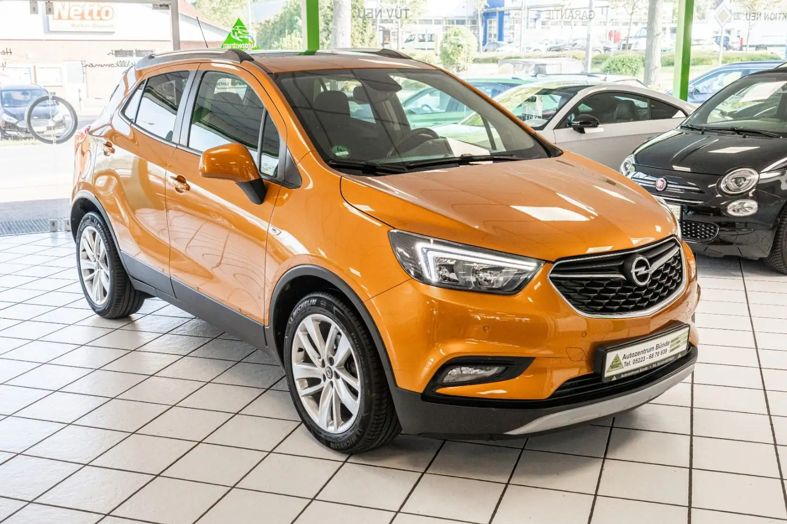 Opel Mokka X Edition 1.4 Benzin AHK PDC Klima Orange - 1