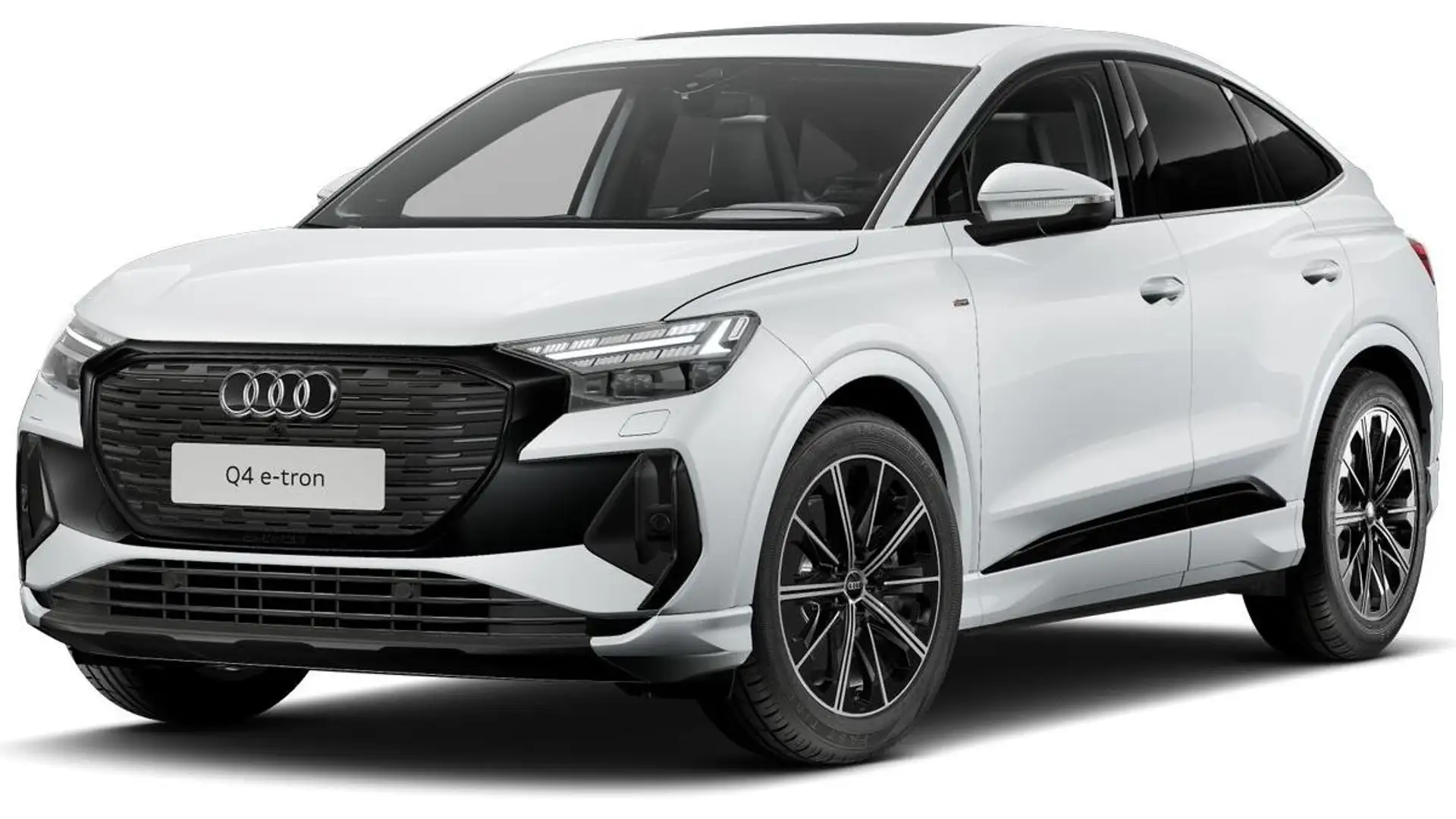 Audi e-tron Q4 e-tron Sportback 45 qu S LINE PANO AHK LEDER Weiß - 1