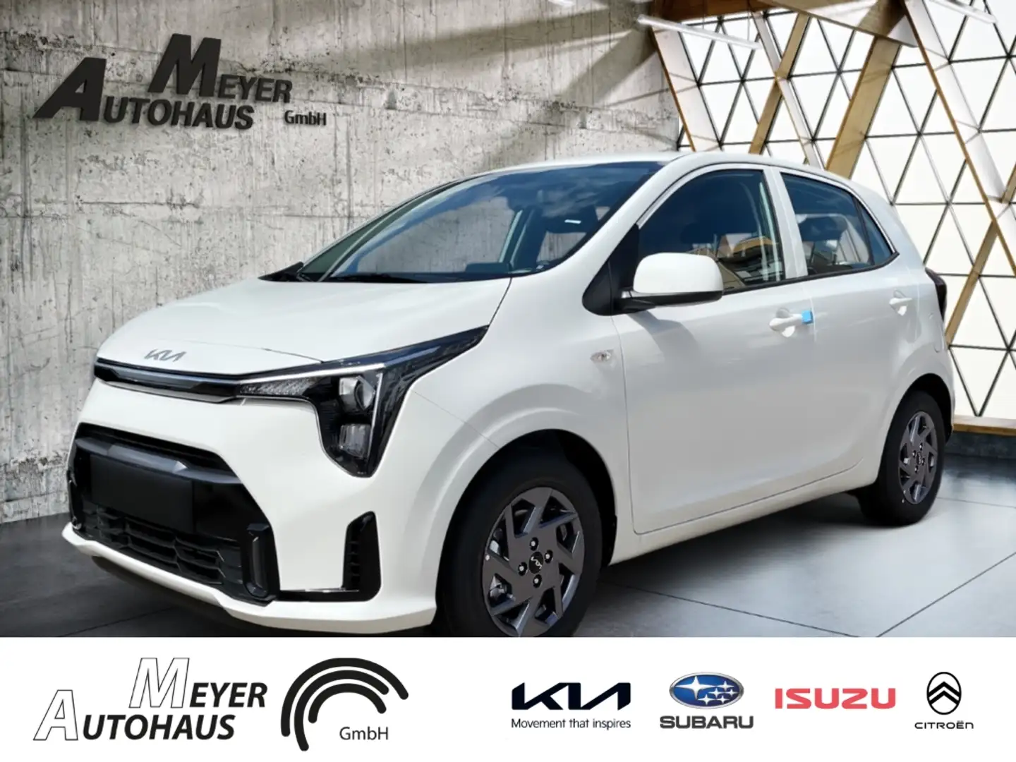 Kia Picanto 1.0 DPI AMT Vision +Navi+Rückfahrkamera+Parksensor Weiß - 2