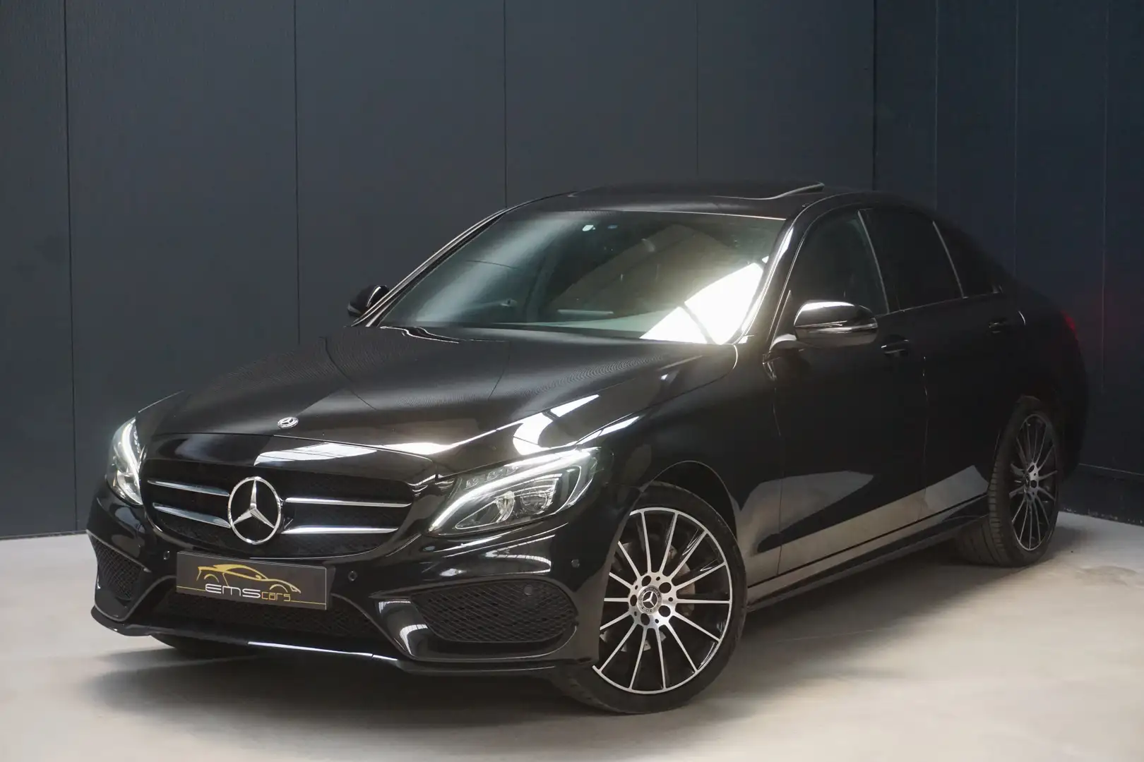 Mercedes-Benz C 200 Benzine- Automaat- AMG Pack- BTW! Navi- Garantie! Zwart - 1