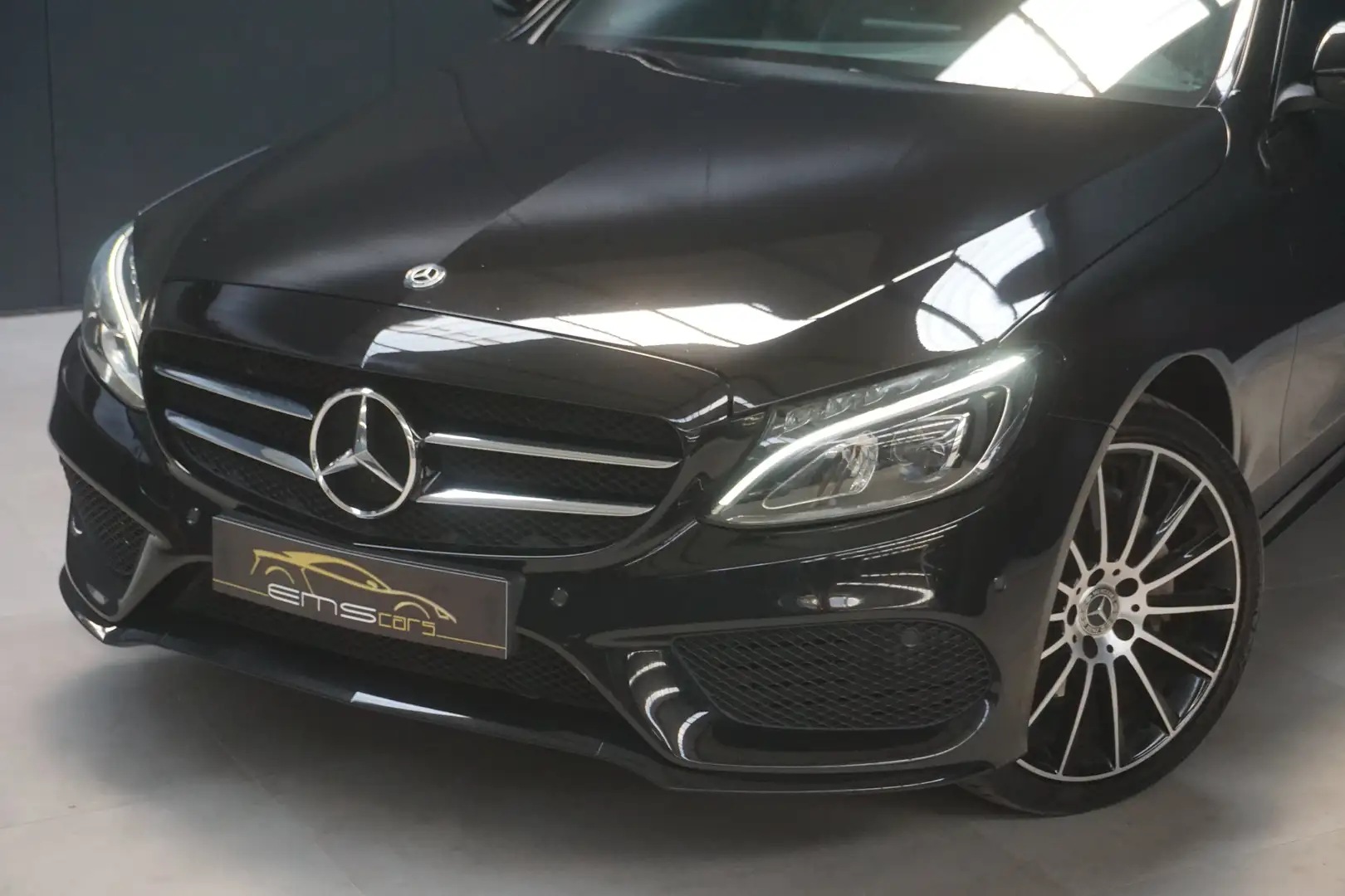 Mercedes-Benz C 200 Benzine- Automaat- AMG Pack- BTW! Navi- Garantie! Zwart - 2