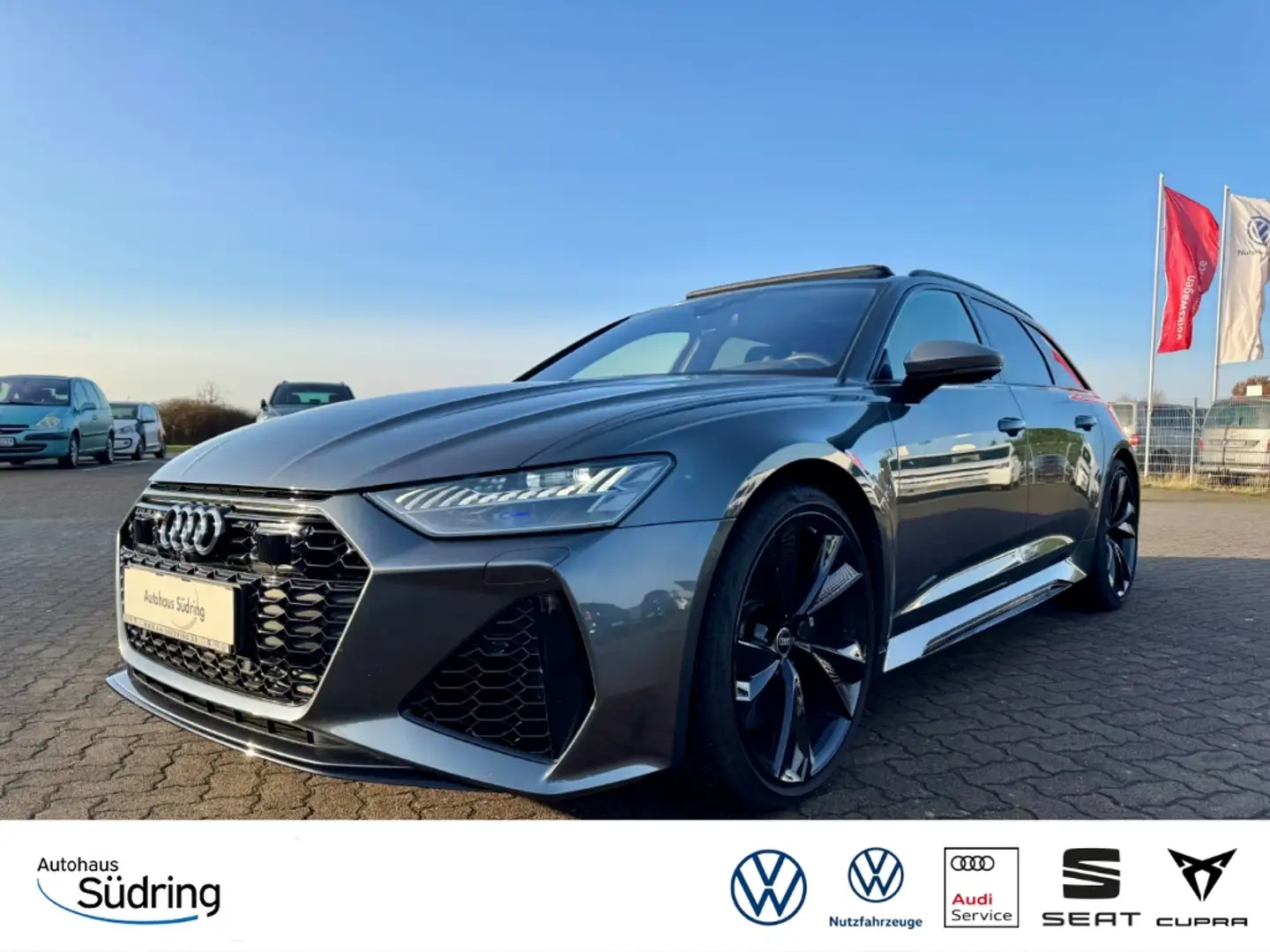 Audi RS6 Avant performance 4.0TFSI HUD Pano B&O Grau - 1