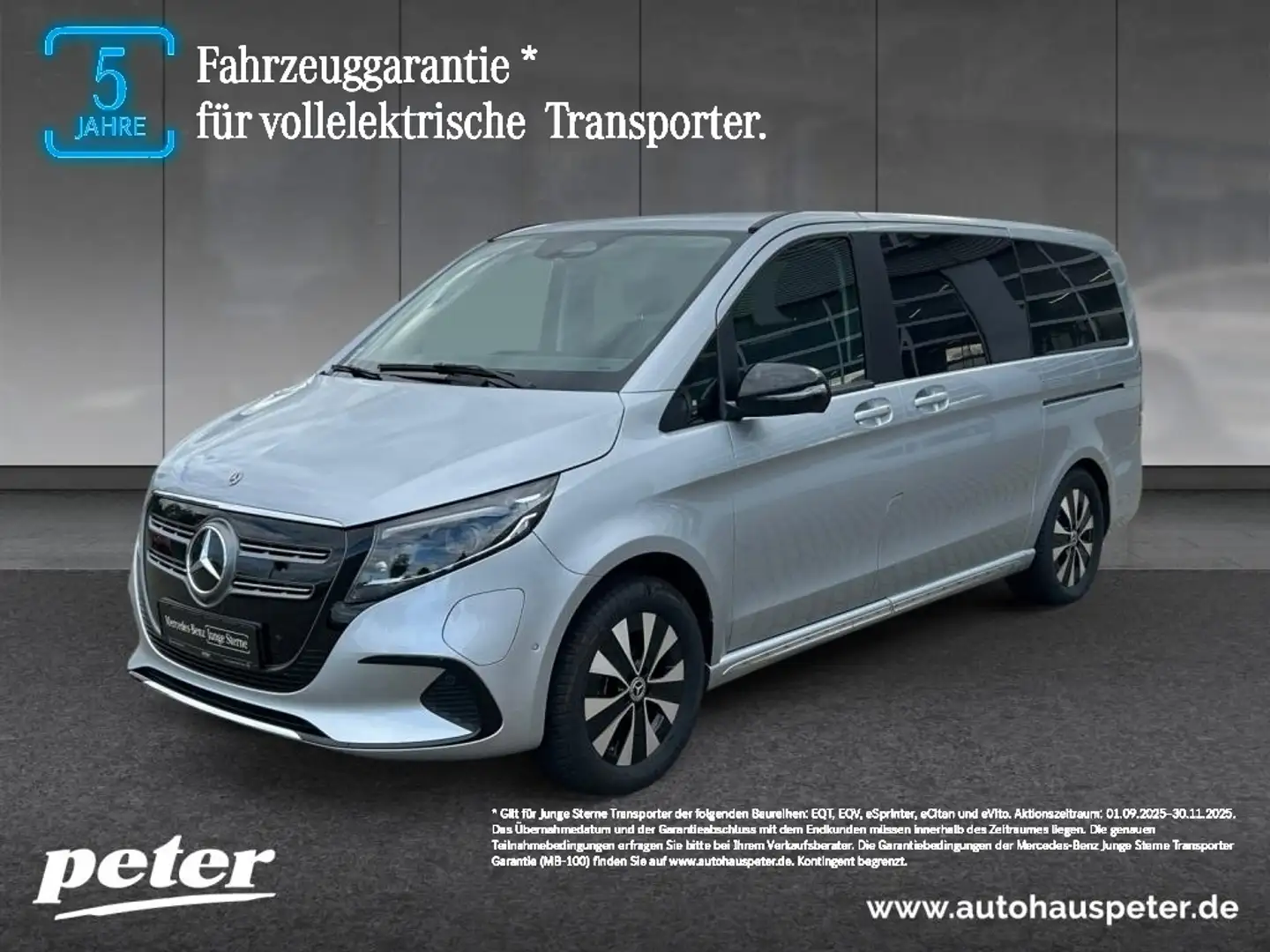 Mercedes-Benz EQV 300 Lang MBUX+LED+KLIMA Argento - 1