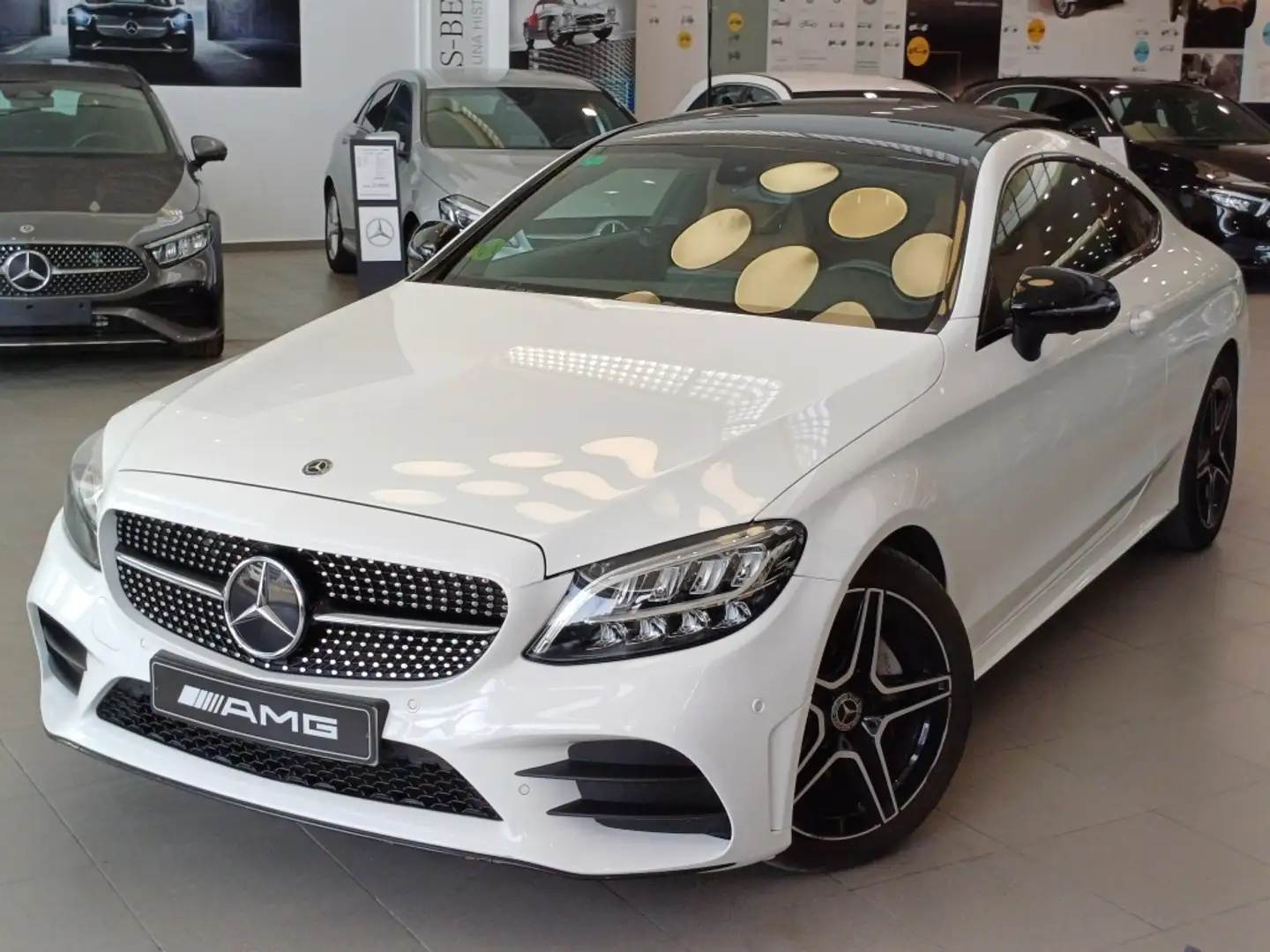 Mercedes-Benz C 220 Coupé 220d 9G-Tronic Blanco - 1