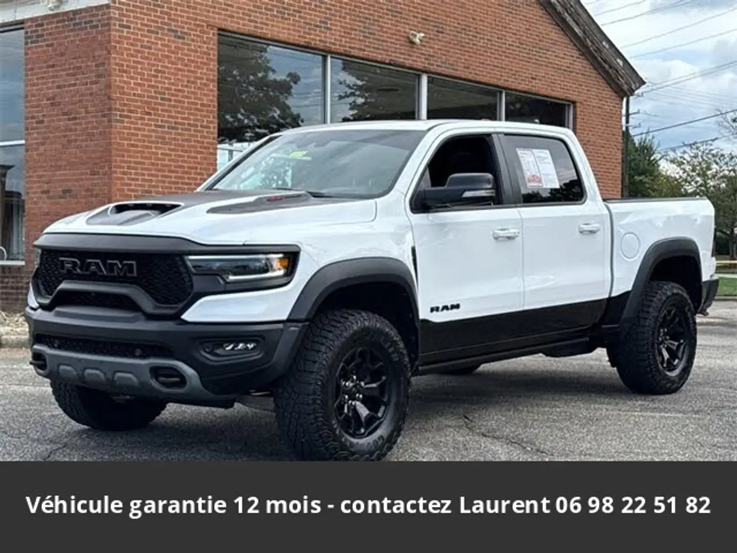 Dodge RAM TRX Crew Cab 4x4 Tout compris hors homologation 4500e Blanc - 1