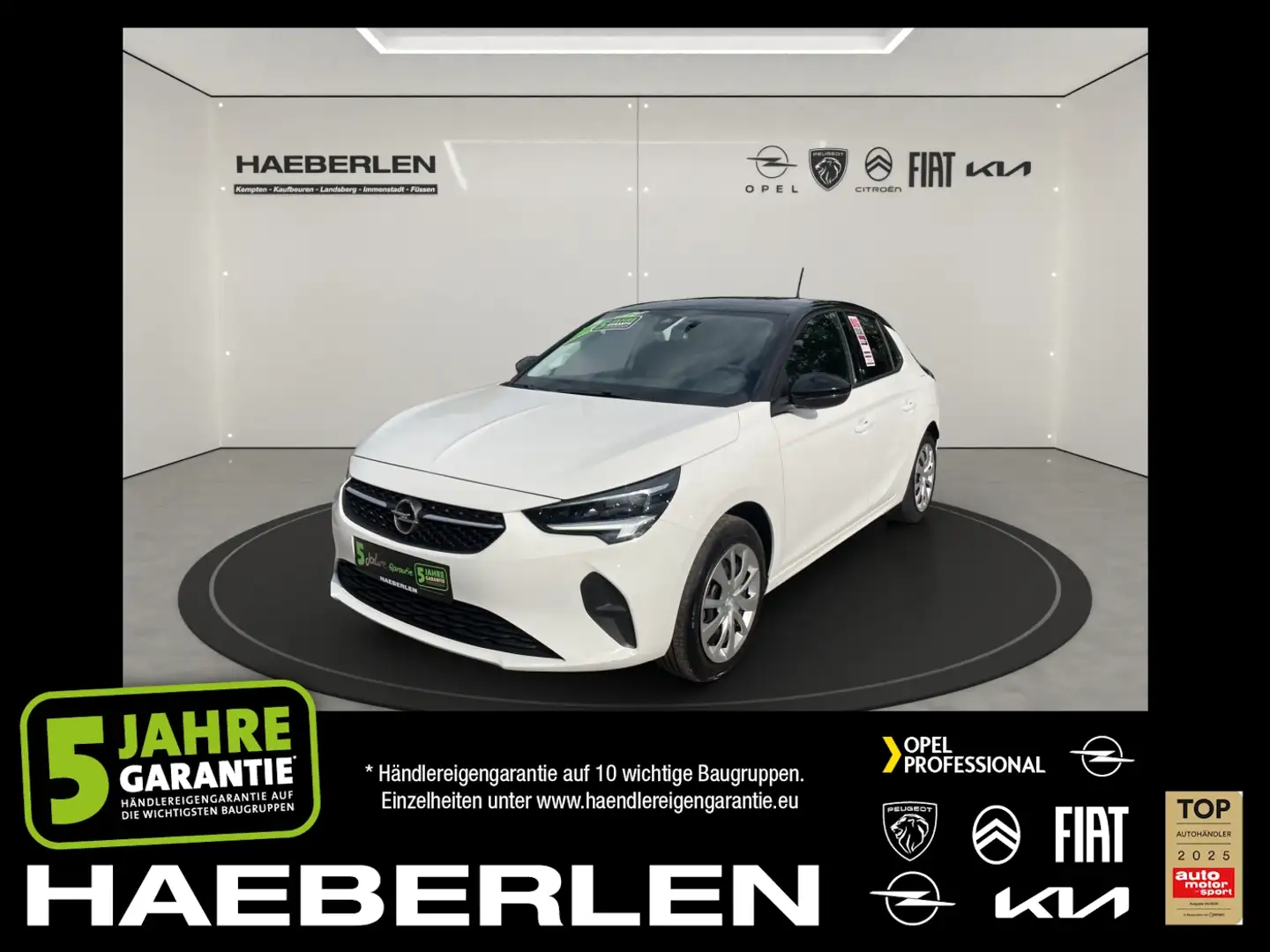 Opel Corsa F e Edition *Tempomat+Rückfahrkamera* Bianco - 1