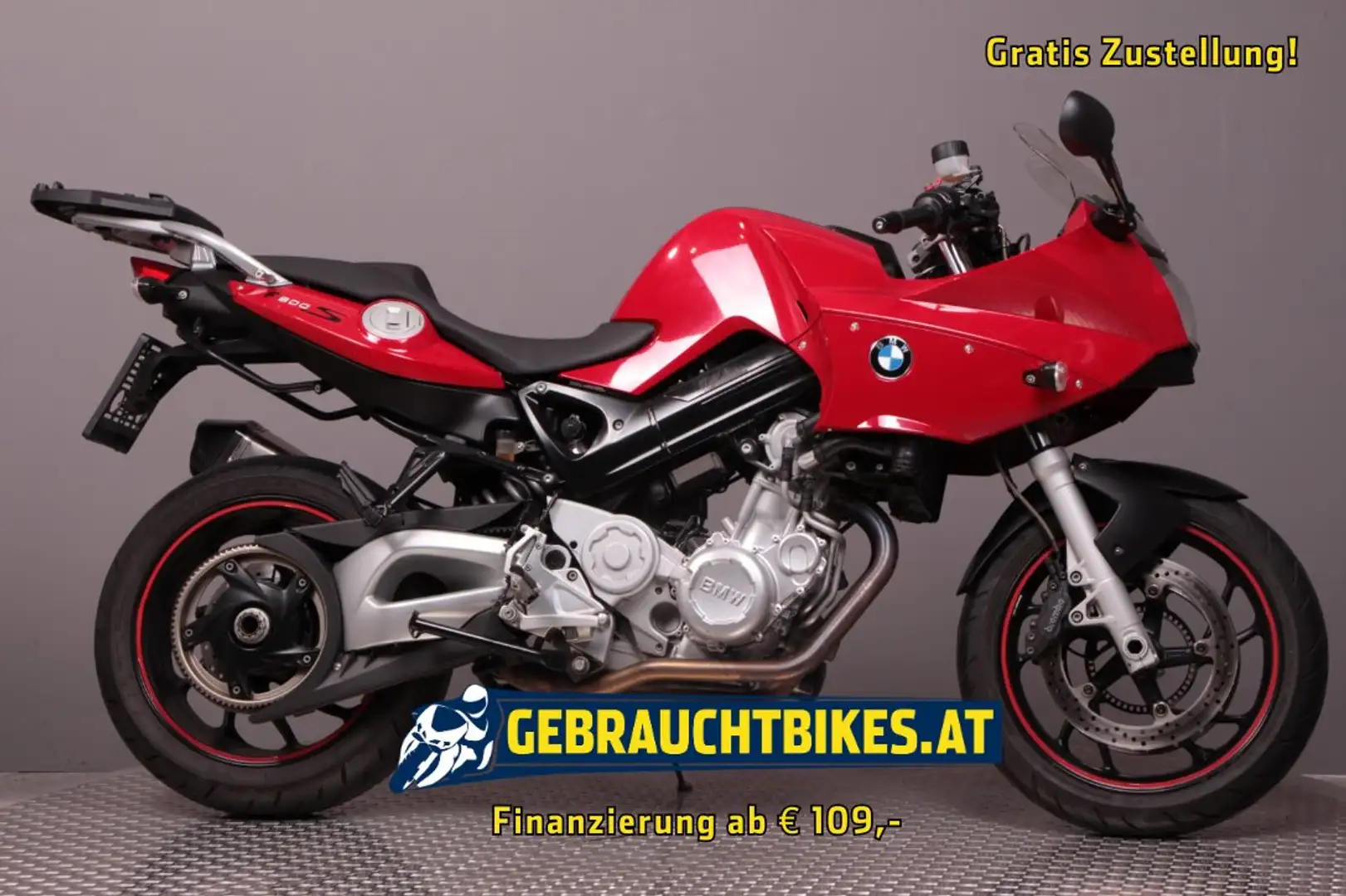 BMW F 800 S ABS, mit Garantie, Teilzahlung möglich! Rot - 1