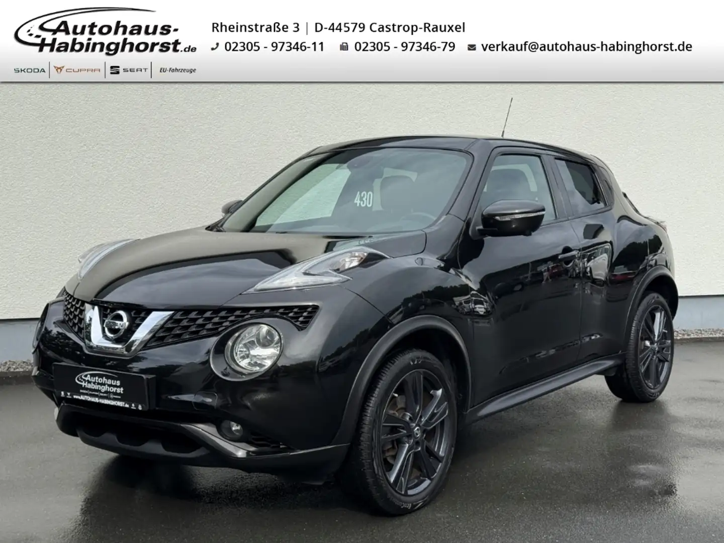 Nissan Juke 1.2 DIG-T Tekna Navi 360 Xenon Leder Shz Alu Noir - 1