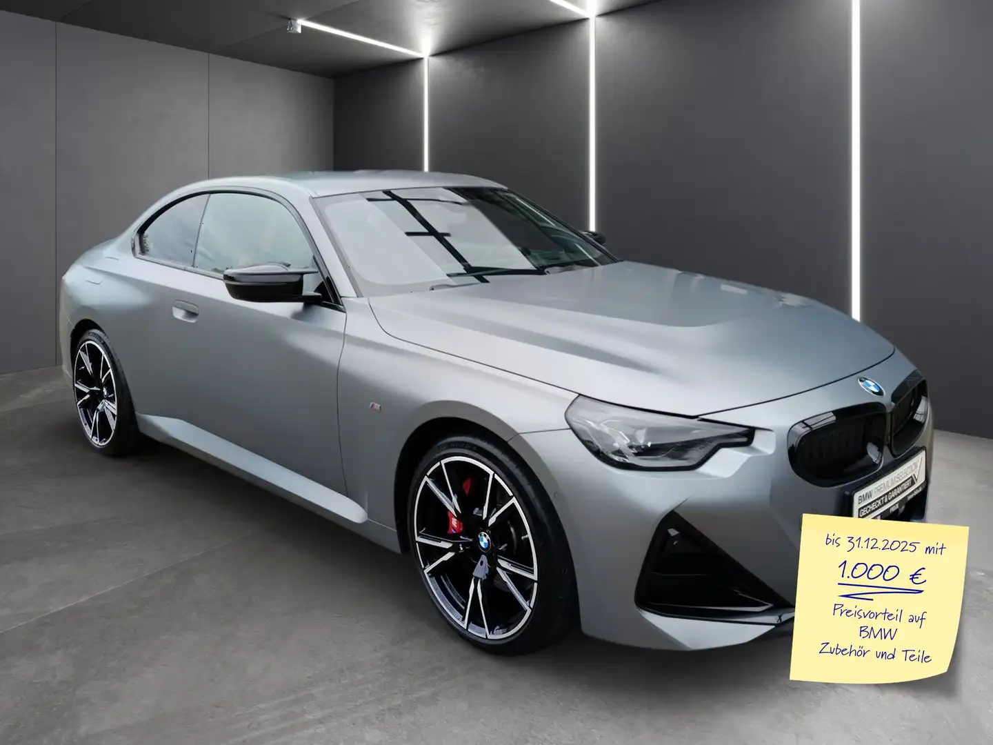 BMW 240 M240i xDrive Coupe+M SPORT PRO+INDIVIDUAL+FACELIFT Grau - 2