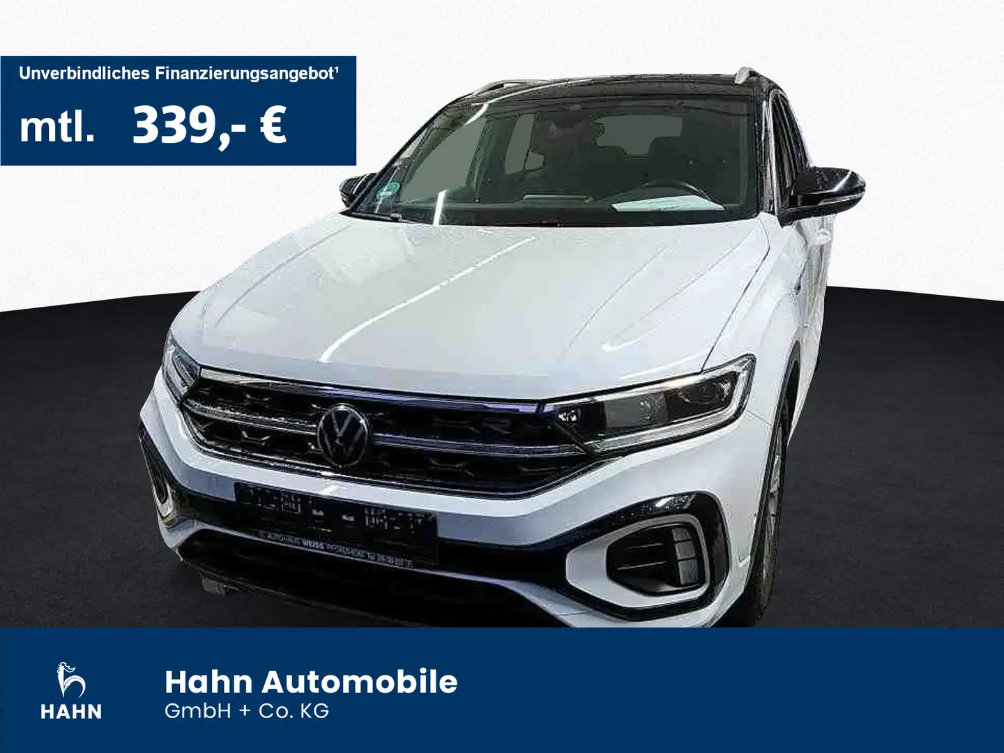 Volkswagen T-Roc 2.0TSI DSG 4Mo R-Line AHK Cam LED+ Navi Weiß - 1