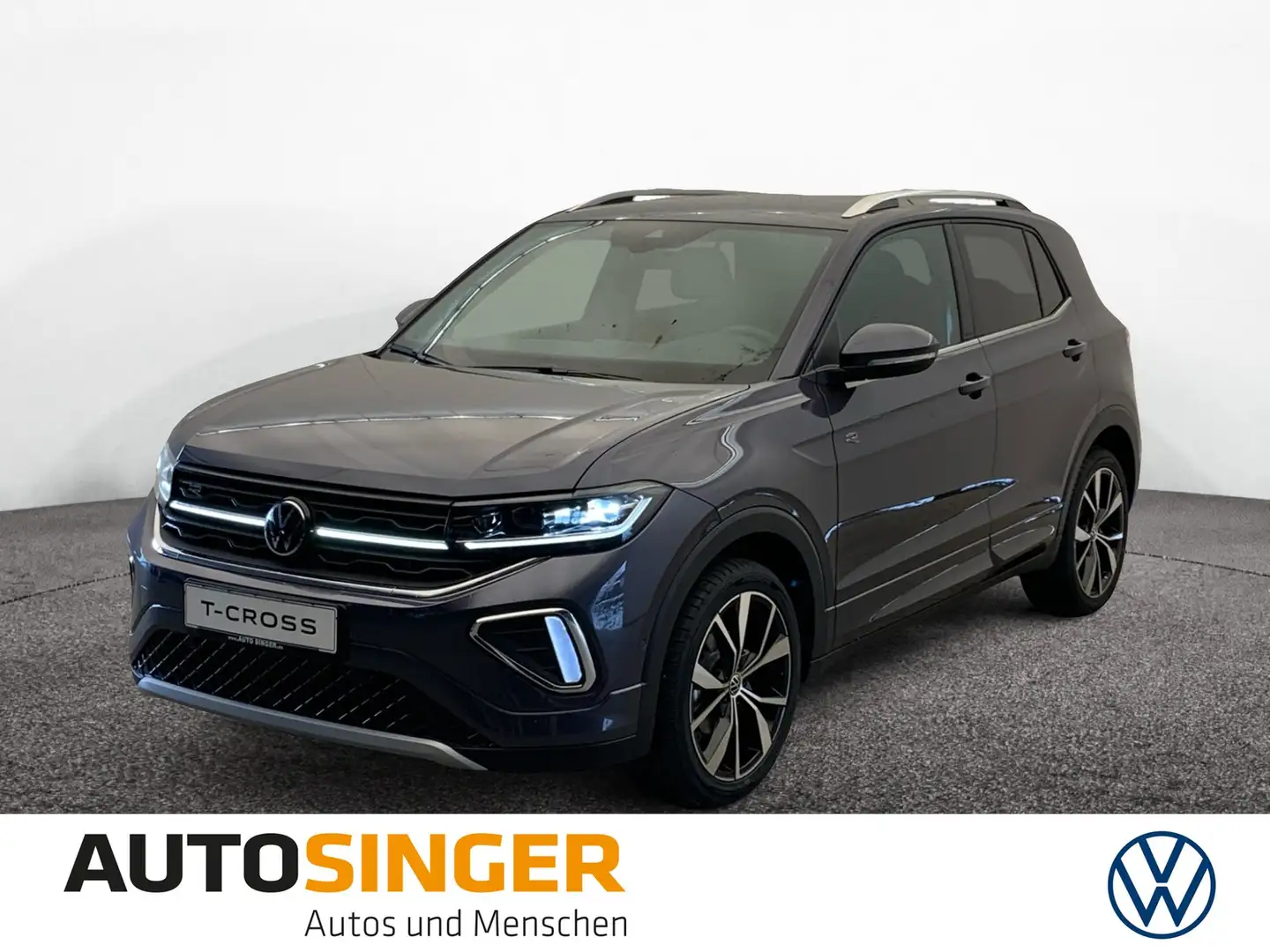 Volkswagen T-Cross R-Line 1.5 TSI DSG AHK*CAM*ACC*NAVI* Grau - 1