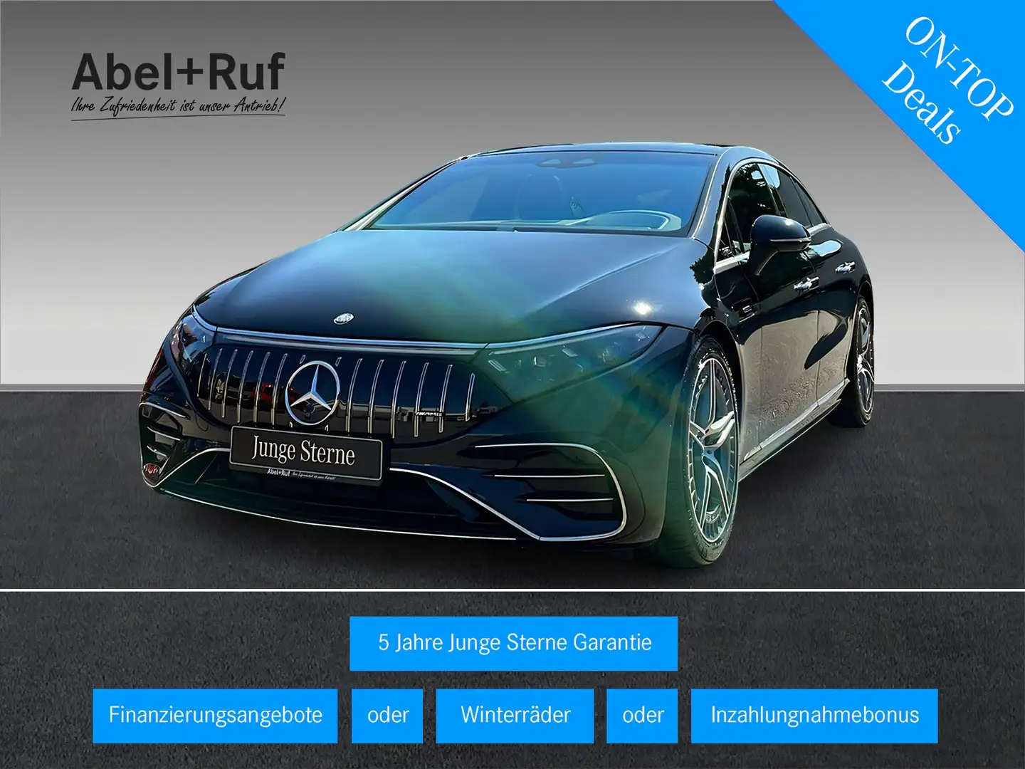 Mercedes-Benz EQS 53 AMG 4M+DIGITAL+HYPER-S+GUARD+Burm+HuD+360 Nero - 1