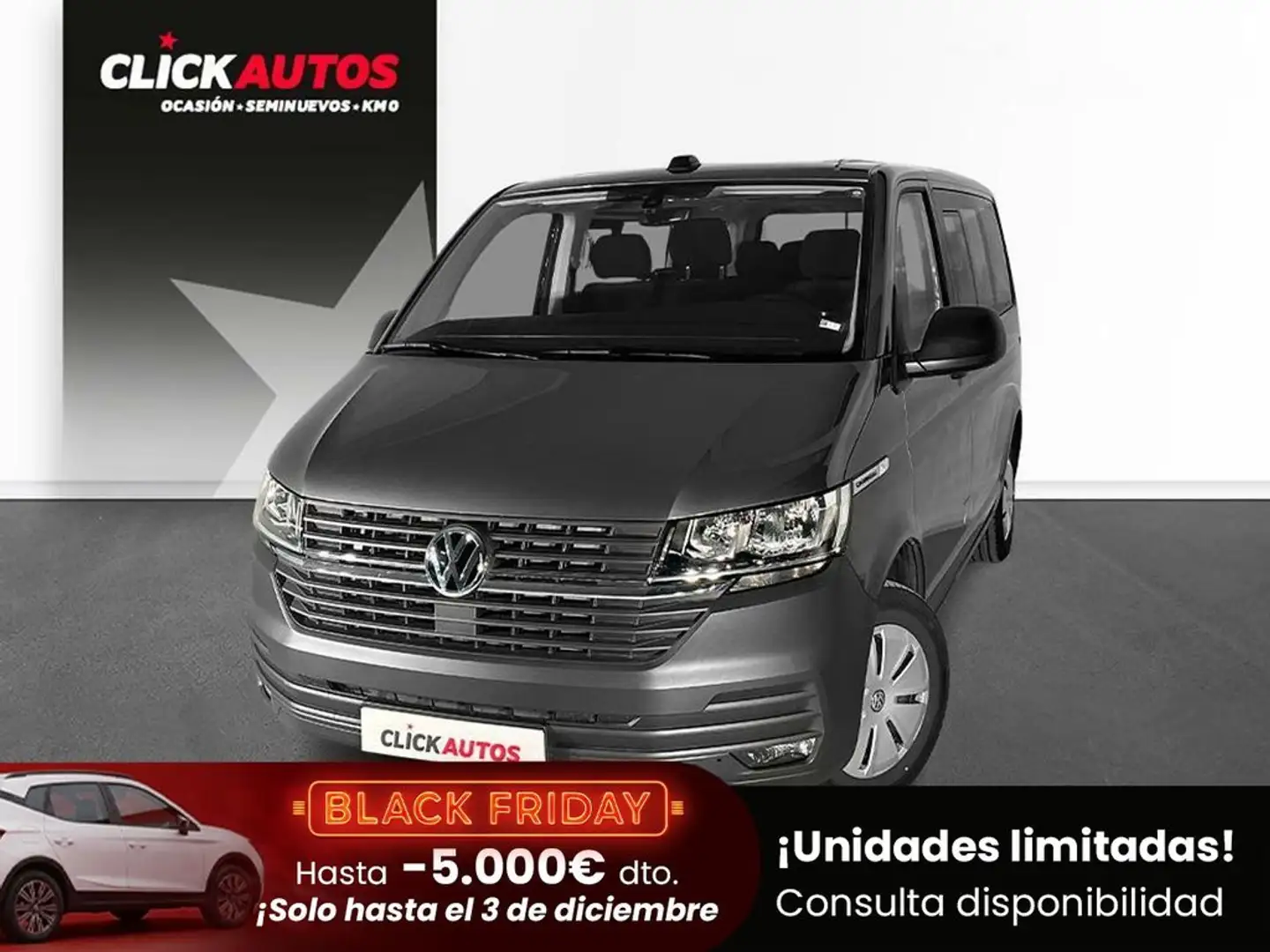 Volkswagen 2.0 TDI 150CV Origin DSG 9 Plazas Gris - 1