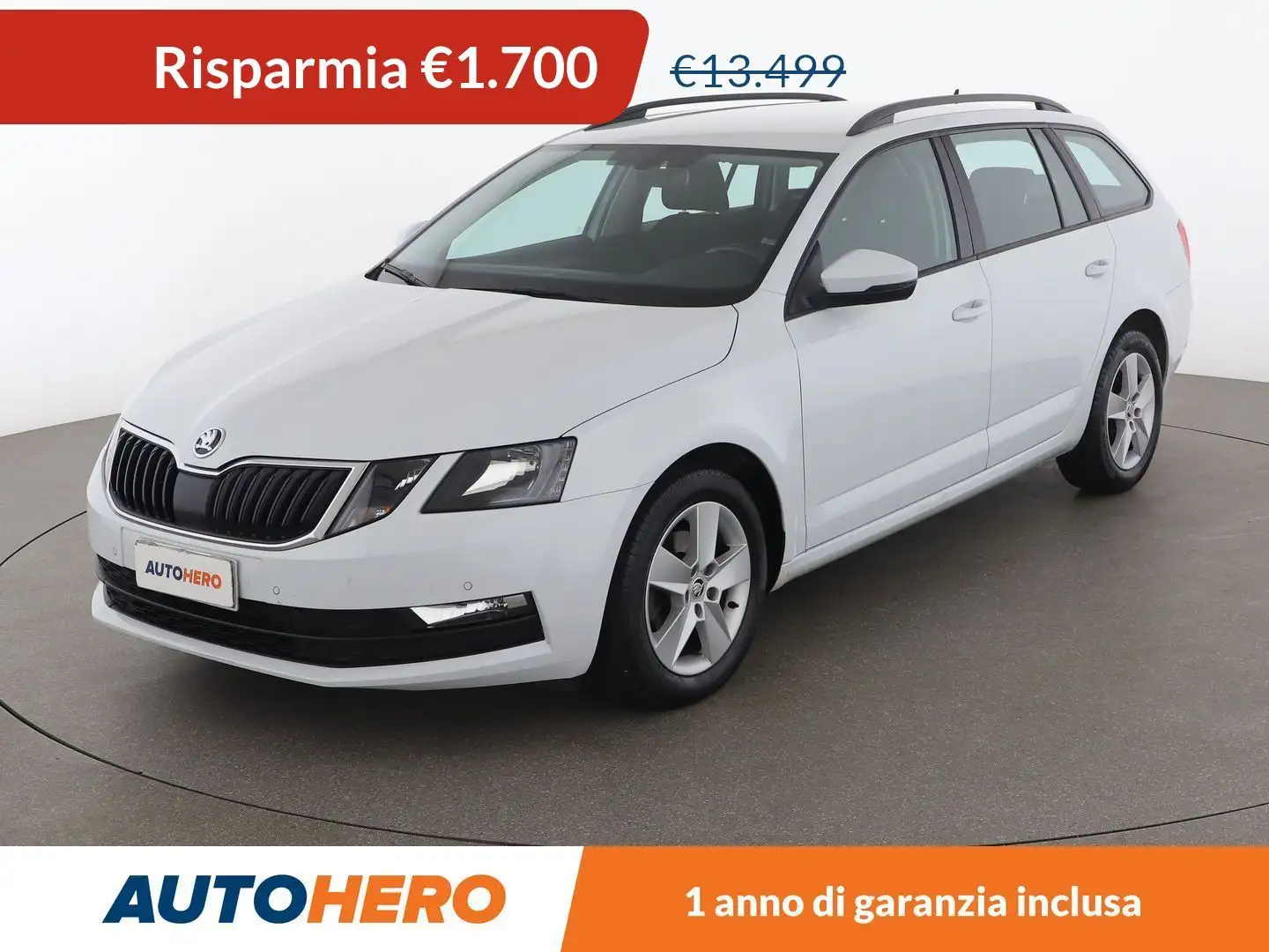 Skoda Octavia 1.6 TDI Executive  Wagon 115 CV DSG Wit - 1