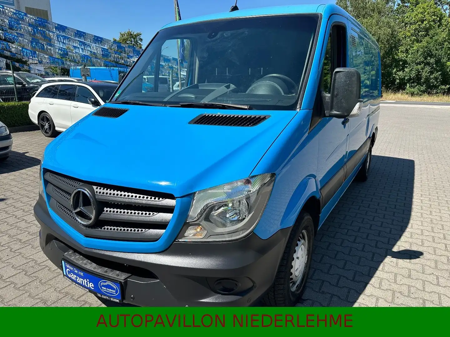 Mercedes-Benz Sprinter Kasten L2H1*Klima*Sitzhzg*Bluetooth*PDC Blau - 2