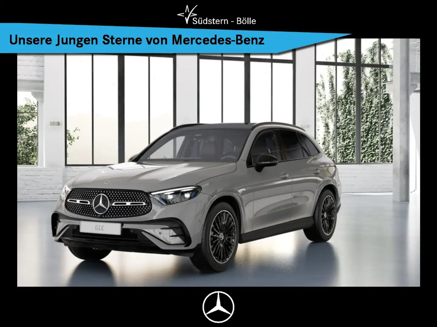 Mercedes-Benz GLC 300 d 4M AMG+AMBIENTE+MEMORY+NIGHTP.+MBUX Grau - 1