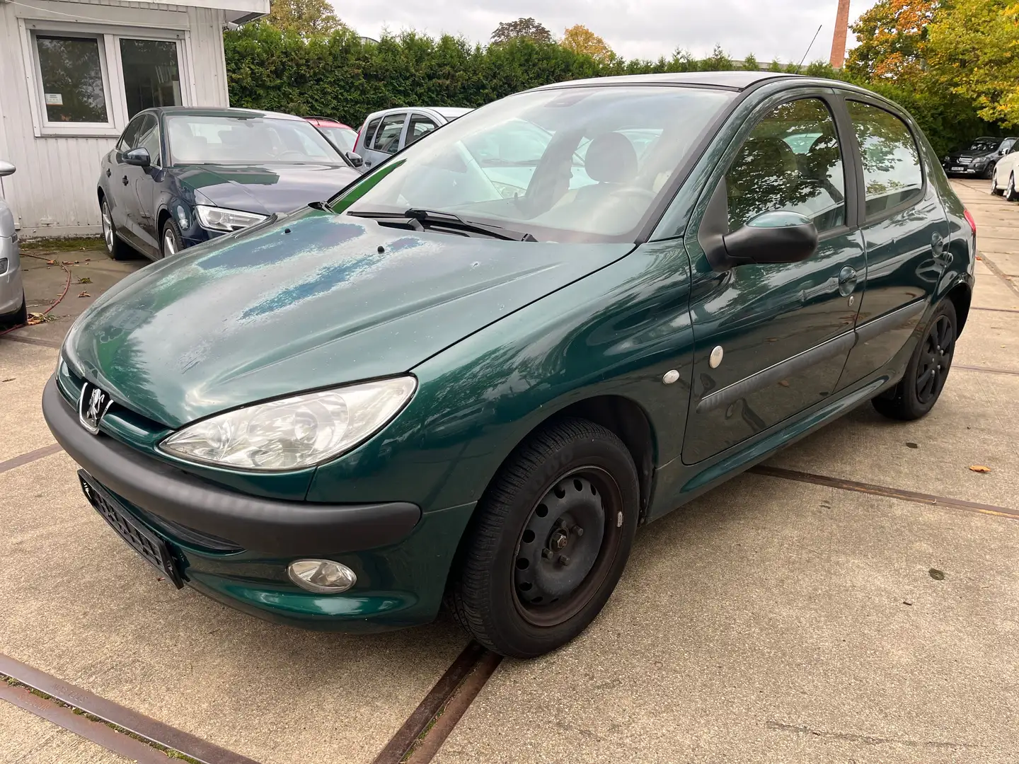 Peugeot 206 1.4 Roland Garros Leder Klima 1.Hand *kein Tüv* Vert - 1