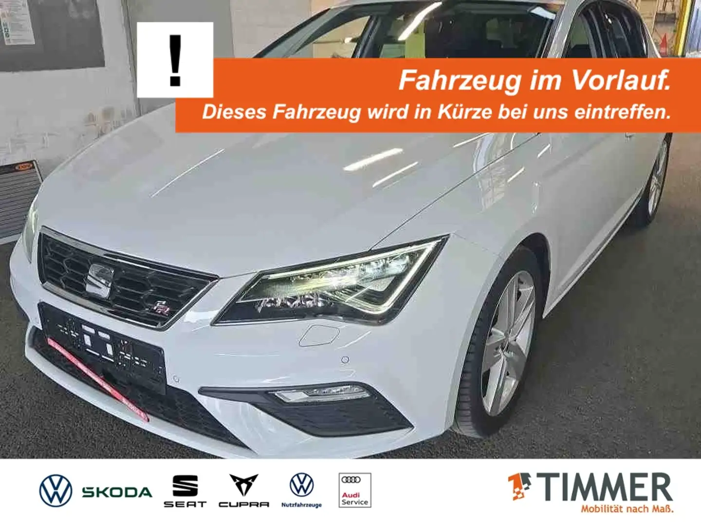 SEAT Leon 1.4 TSI FR +LED +TEMPO +NAVI +PDC +17" + Weiß - 1