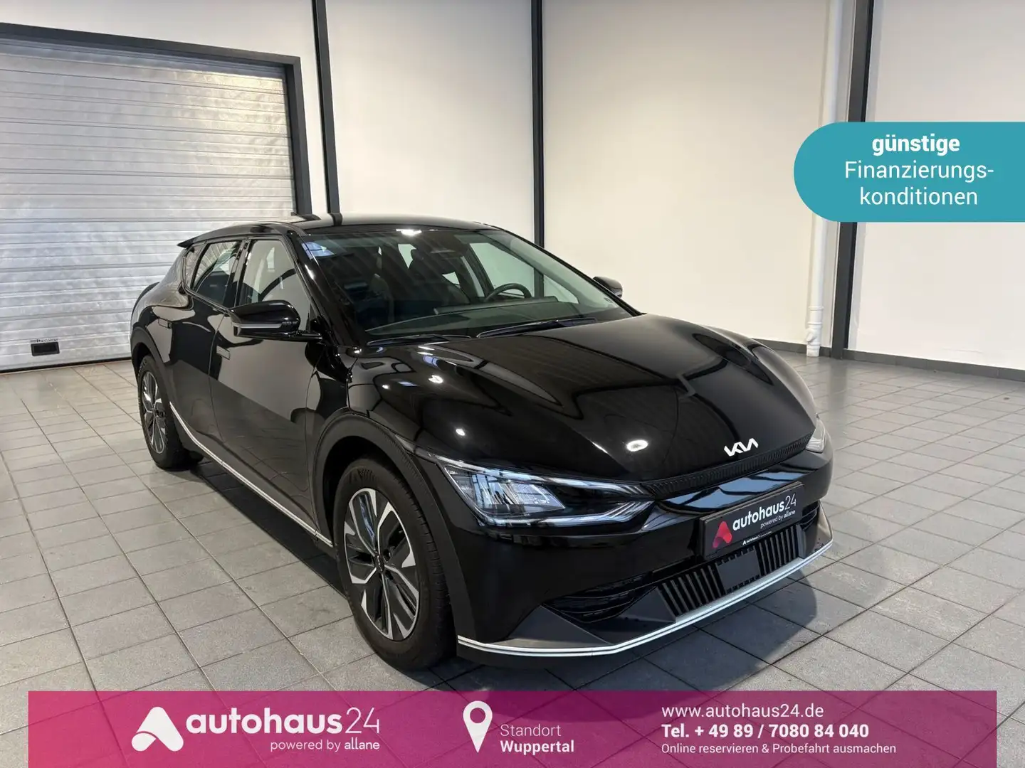 Kia EV6 Elektro 77,4 kWh 4WD ACC|LED|Kamera Schwarz - 1