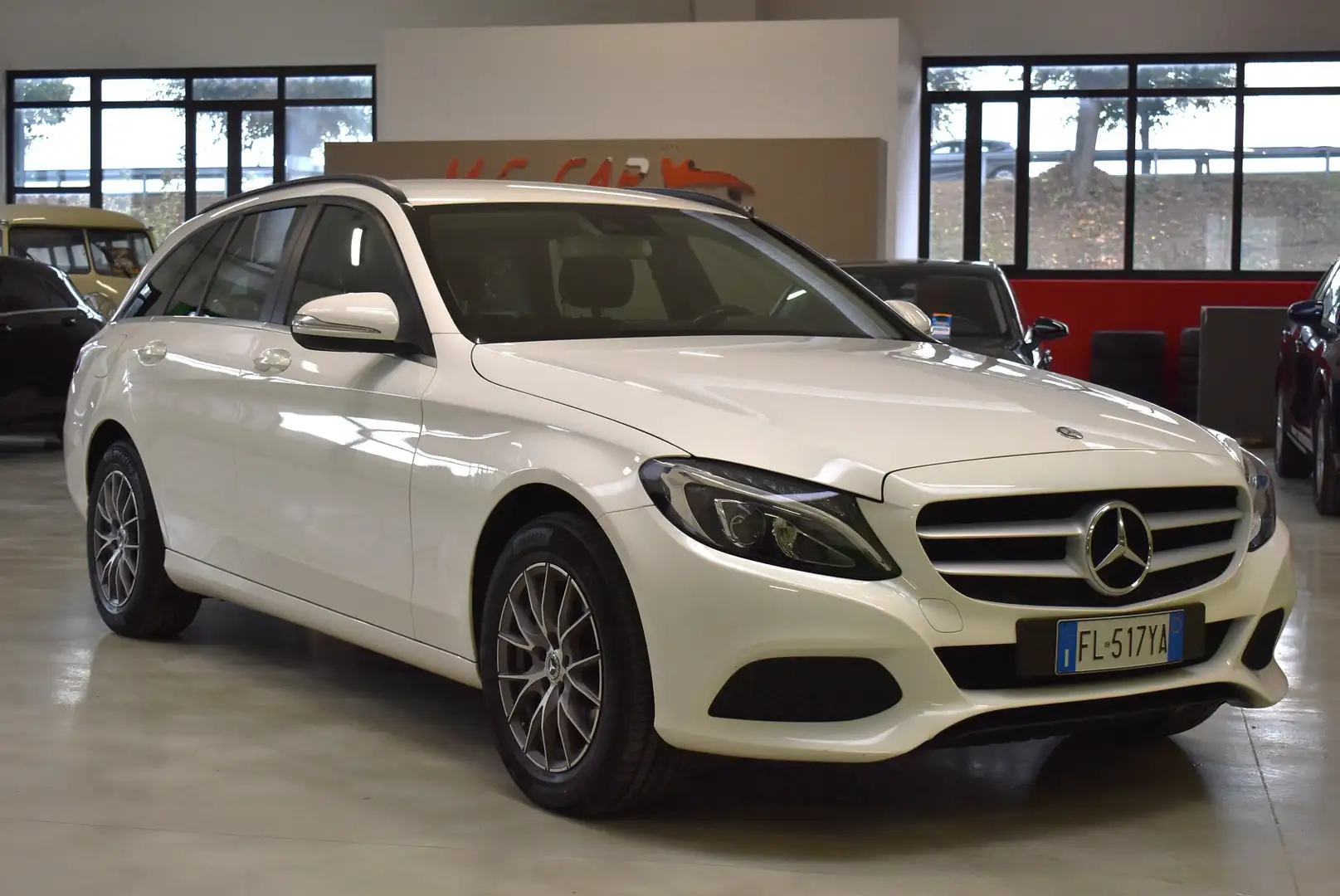 Mercedes-Benz C 220 C SW 220 d (bt) Sport Euro 6 B Blanc - 2