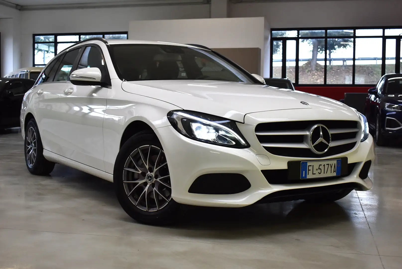 Mercedes-Benz C 220 C SW 220 d (bt) Sport Euro 6 B Blanc - 1