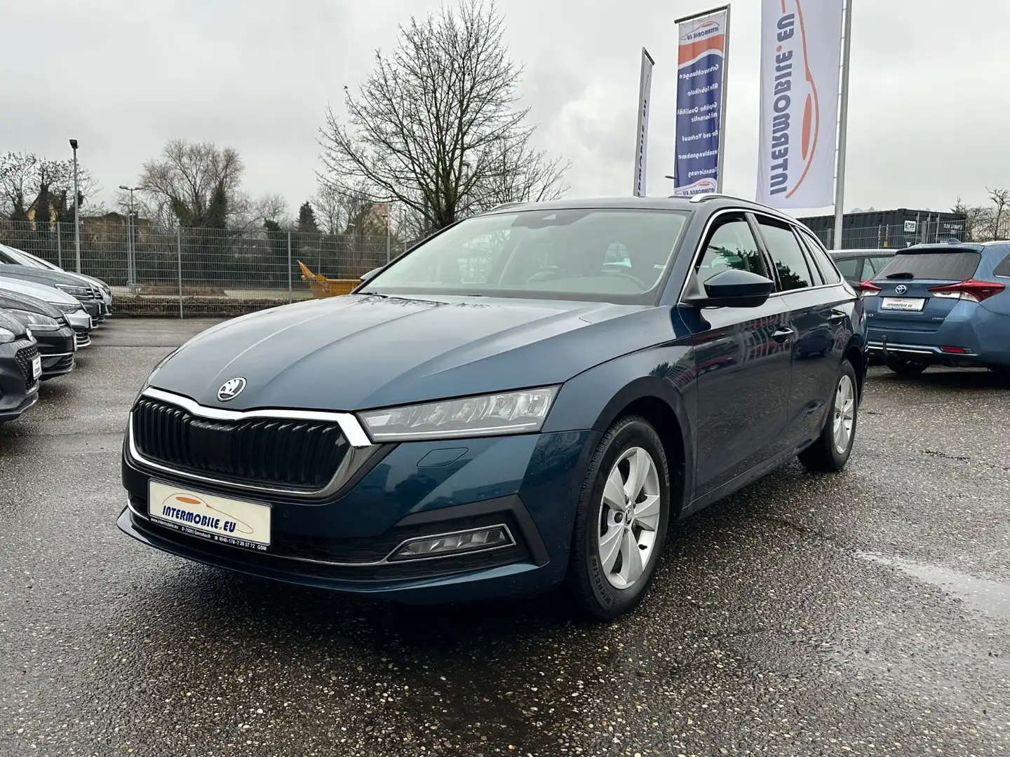 Skoda Octavia 1.0TSI Combi Clever LED NAVI AC ALU CAM* Bleu - 1