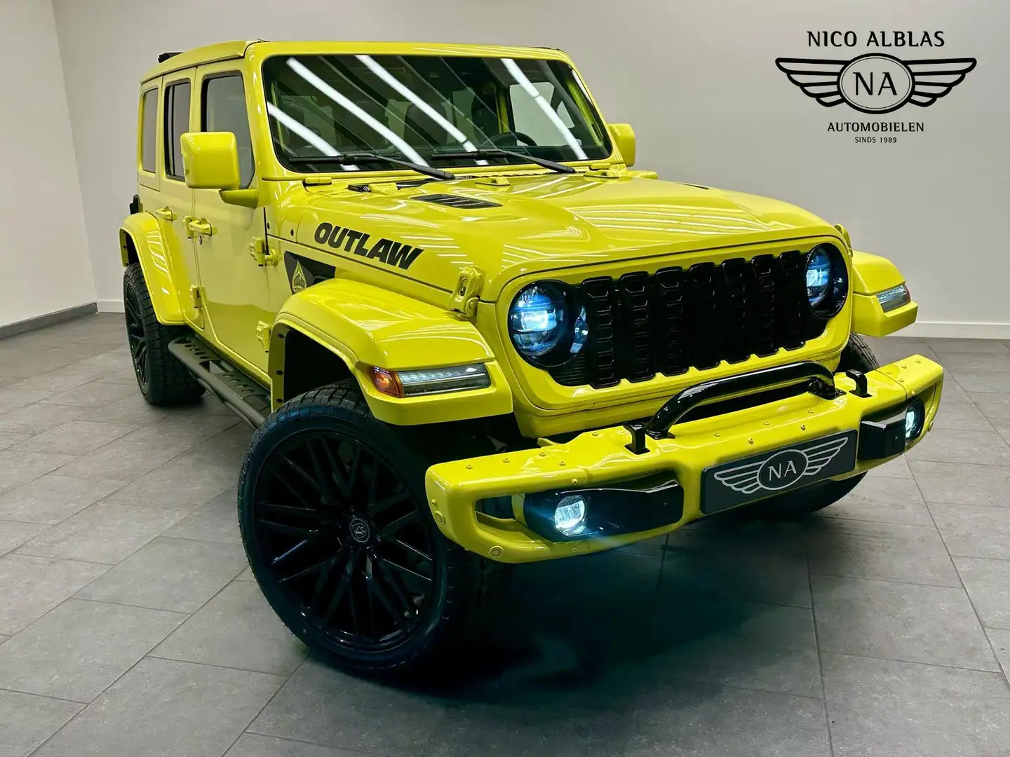 Jeep Wrangler Unlimited 4xe 380 Rebel l Outlaw Edition l 25 KM!! Žlutá - 1