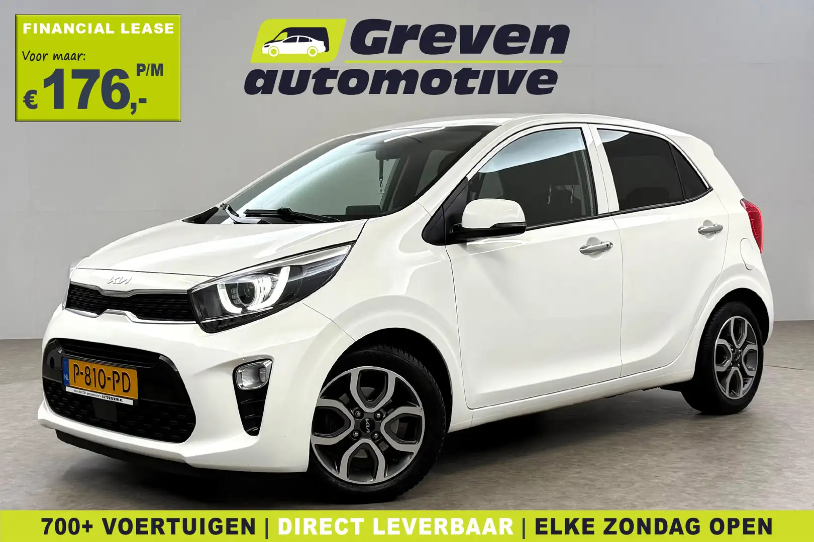 Kia Picanto 1.0 DPi DynamicPlusLine | Carplay | Camera | Clima Weiß - 1