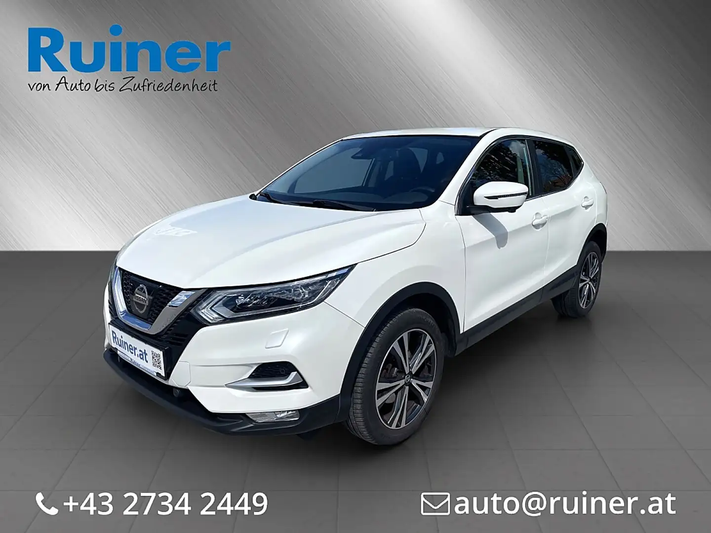 Nissan Qashqai 1,5 dCi N-Connecta Weiß - 1