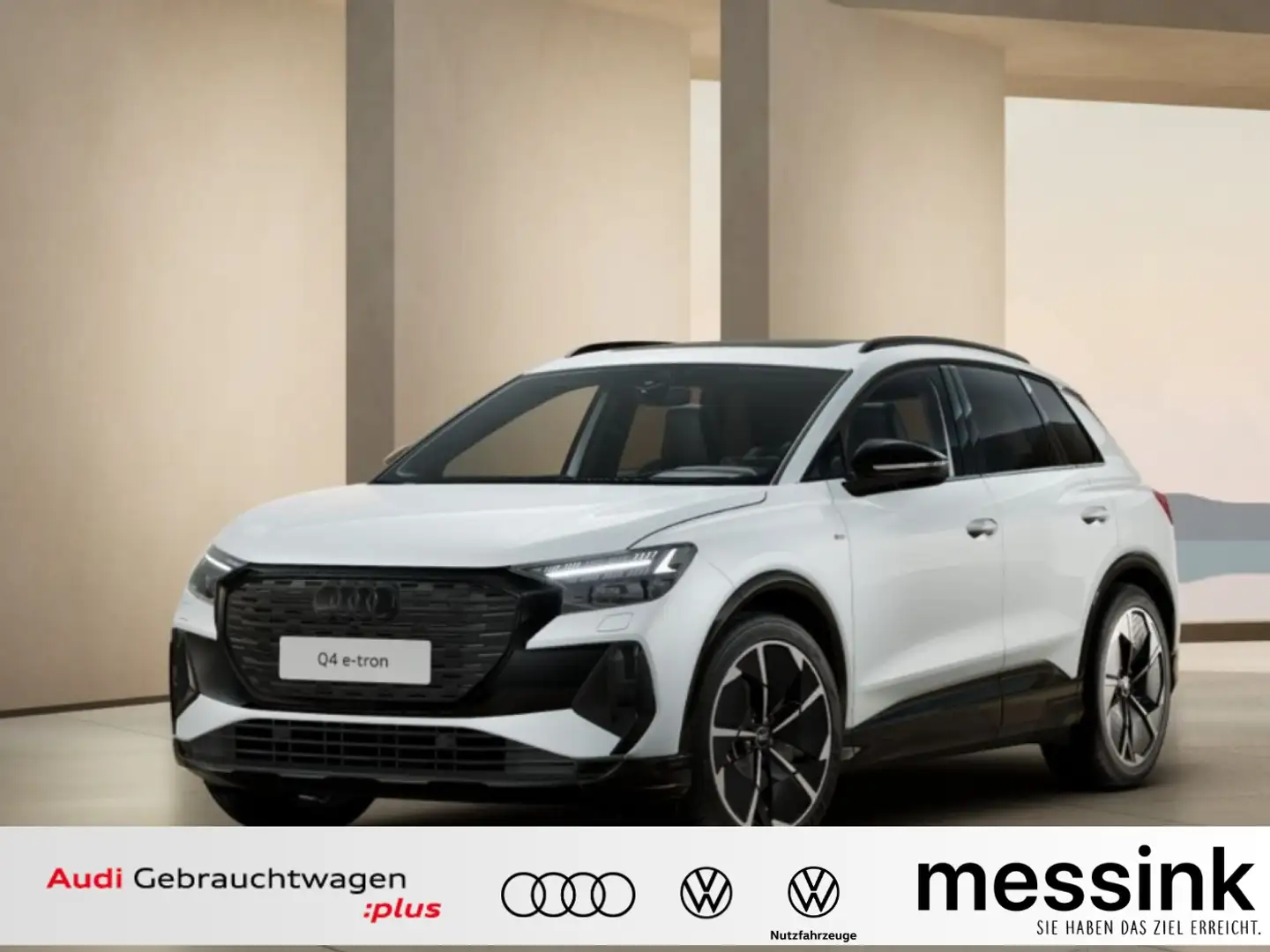 Audi Q4 e-tron Q4 45 e-tron quattro 210 kW S-Line Edition Wit - 1