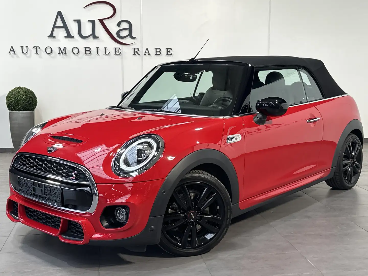 MINI Cooper S Cabrio JCW NAV+LED+HARMAN-KARDON+17ZOLL Rot - 2