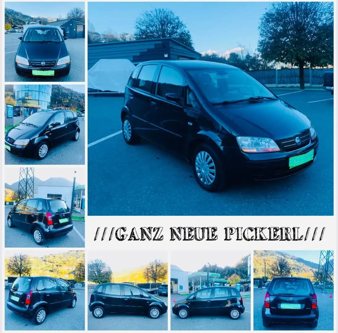 Fiat Idea 1,3 16V JTD Pickerl bis 06/2024 Negru - 1