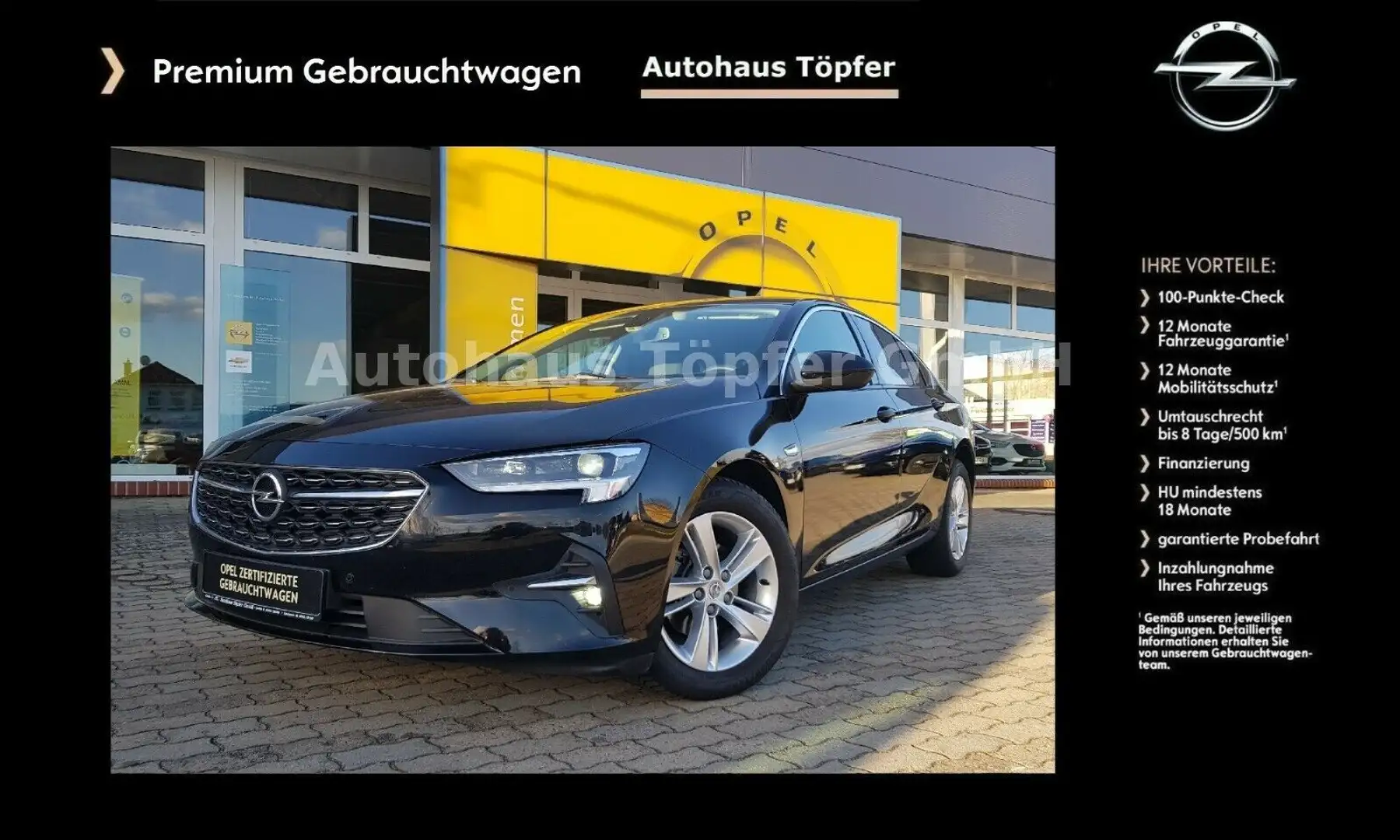 Opel Insignia B GS Elegance/1Hand/Voll-LED/8Zoll/Navi Noir - 1