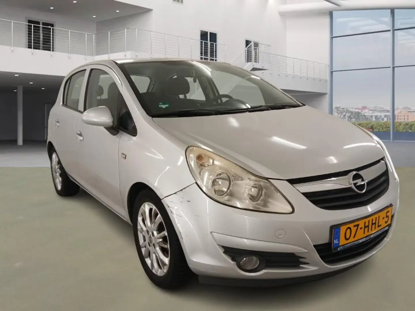 Opel Corsa 1.4-16V Enjoy/incl jaar apk /rijd schakelt super l Gris - 2