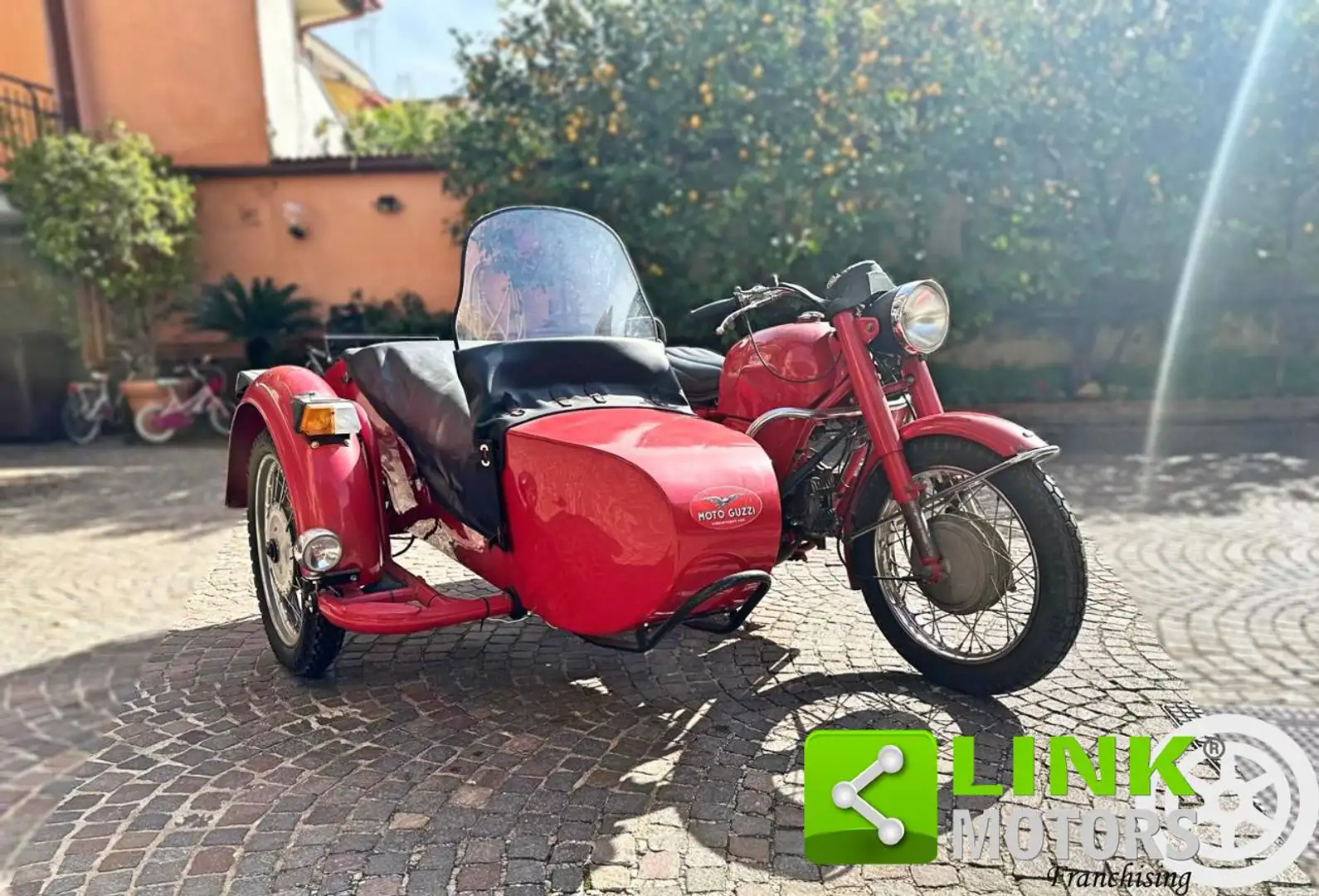 Moto Guzzi Falcone 500 N Sidecar con soli 3555 KM Rosso - 1