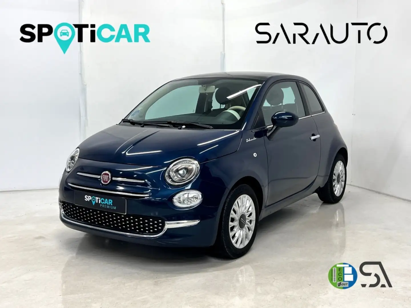 Fiat 500 1.0 Hybrid Dolcevita 52kW Bleu - 1