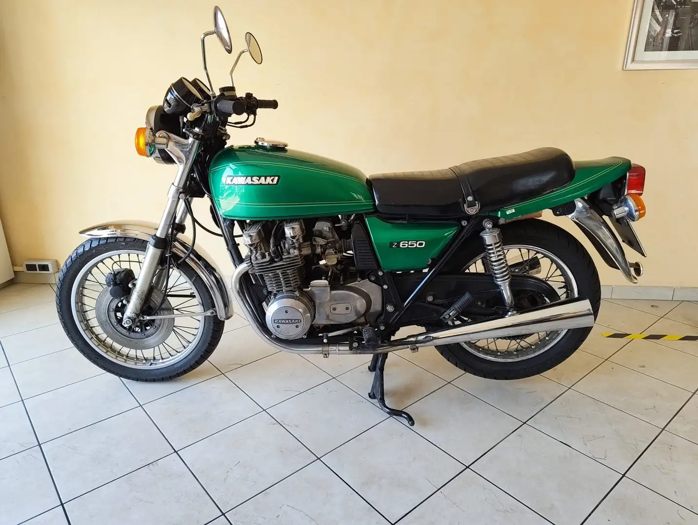 Kawasaki Z 650 KZ 650 B Iscritta ASI Verde - 1